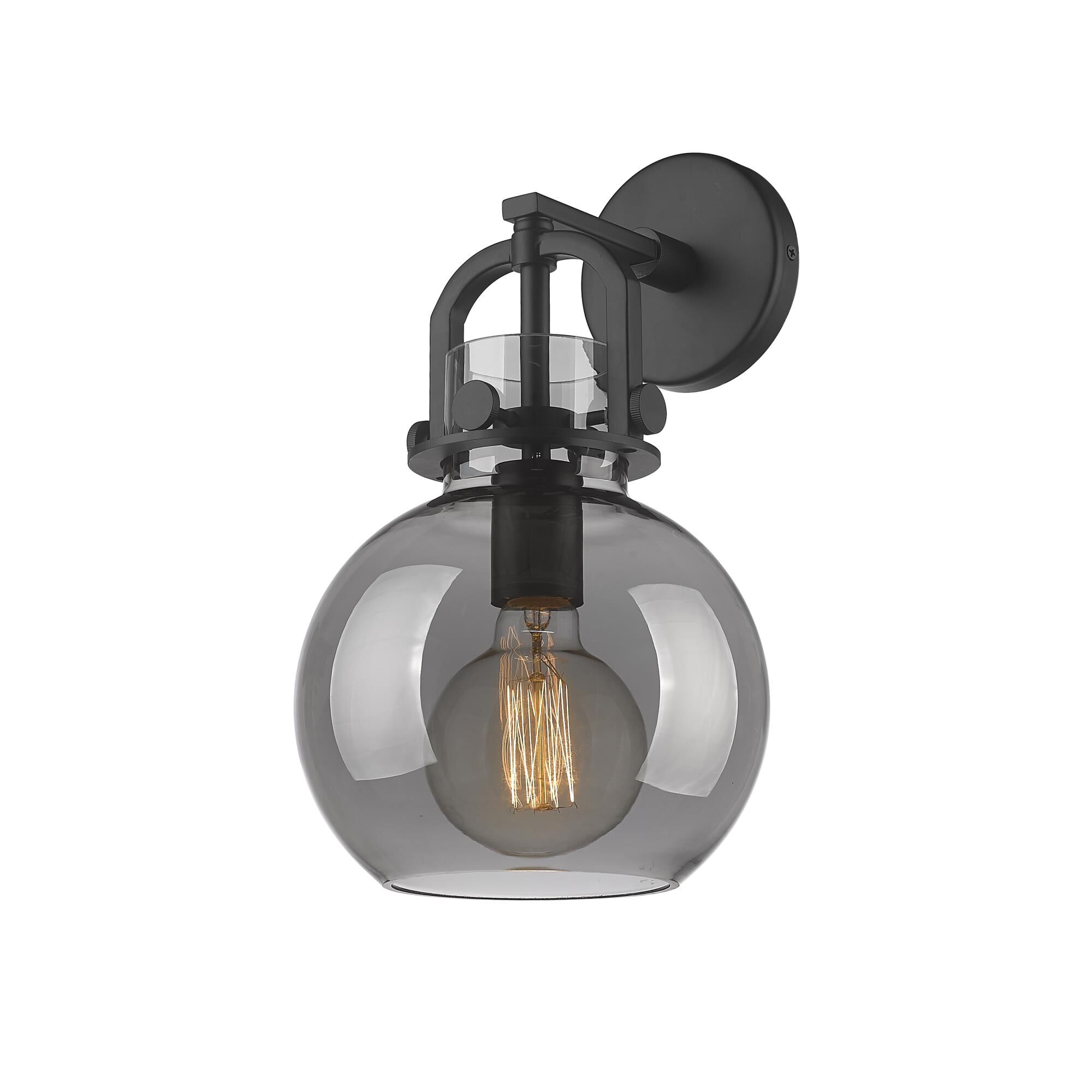 Shown in Matte Black finish and Plated Smoke glass