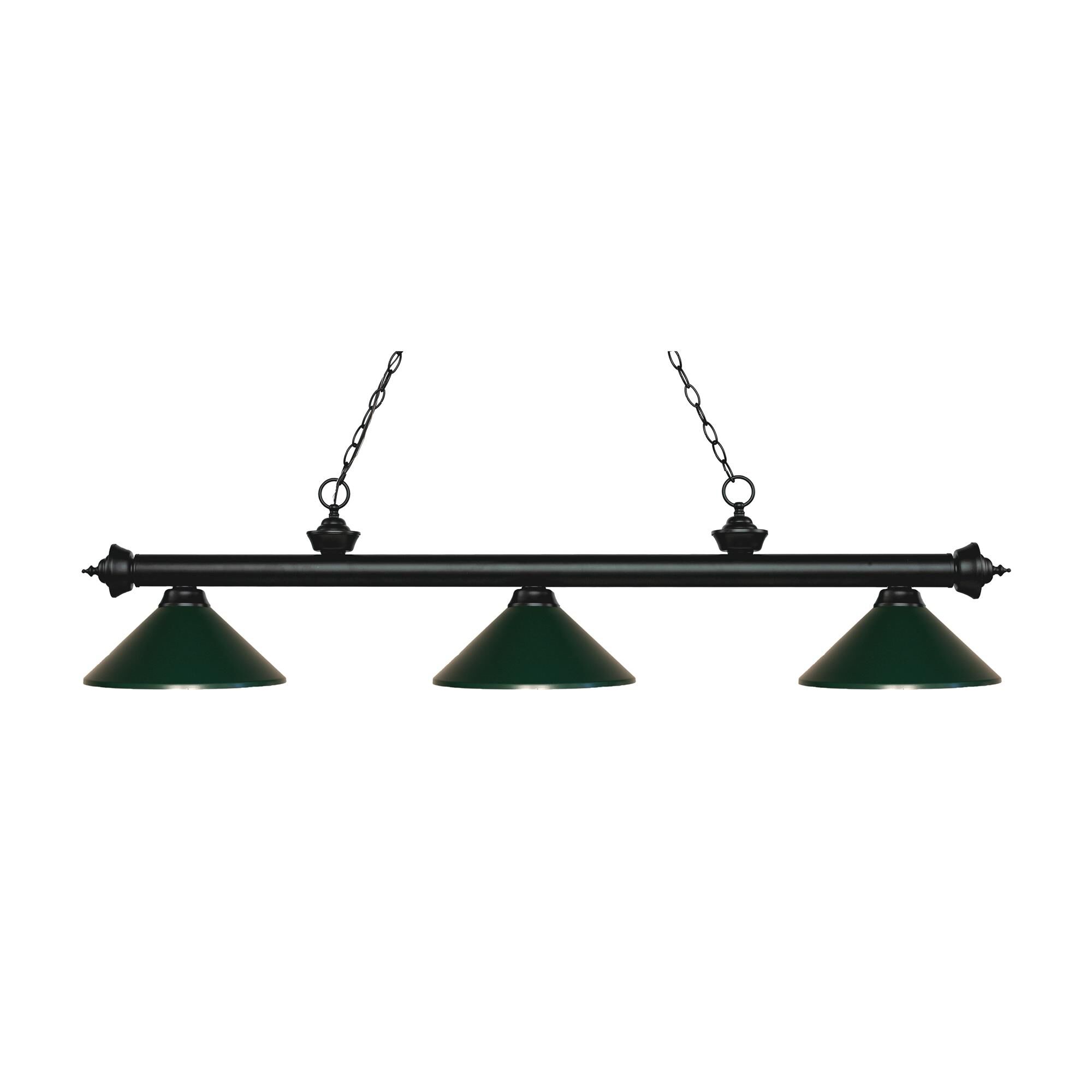 Shown in Matte Black finish and Steel glass and Steel shade