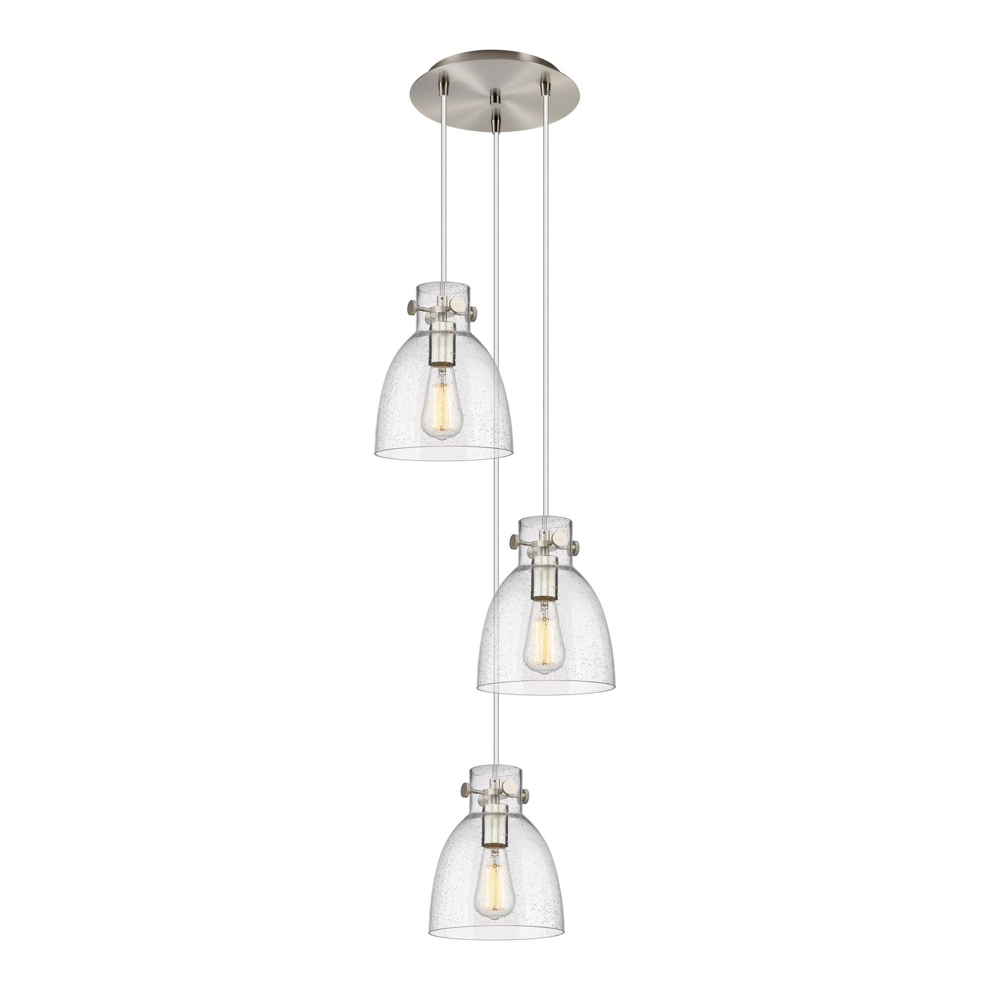 Bruno Marashlian Newton Bell 15 Inch 3 Light Multi Light Pendant by Innovations Lighting