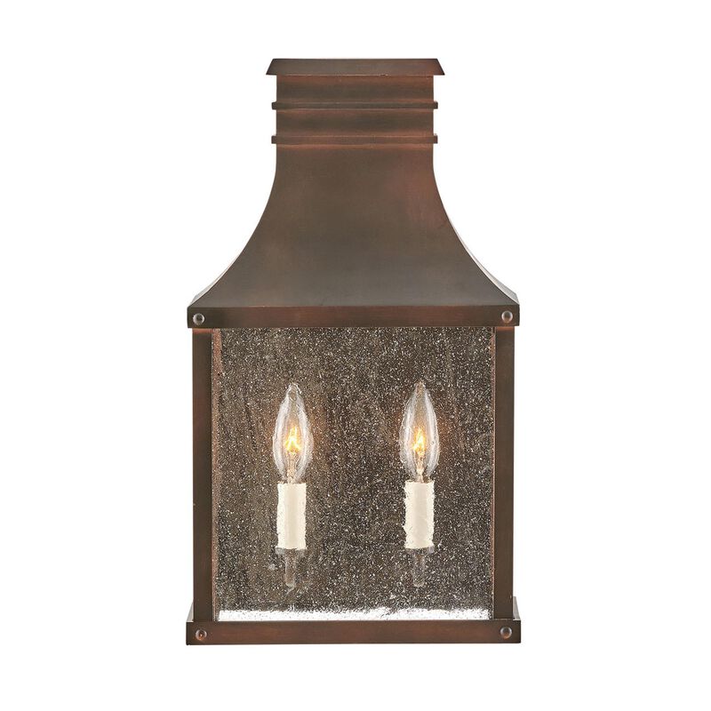 Beacon Hill 17 Inch Tall 2 Light Outdoor Wall Light by Hinkley Lighting