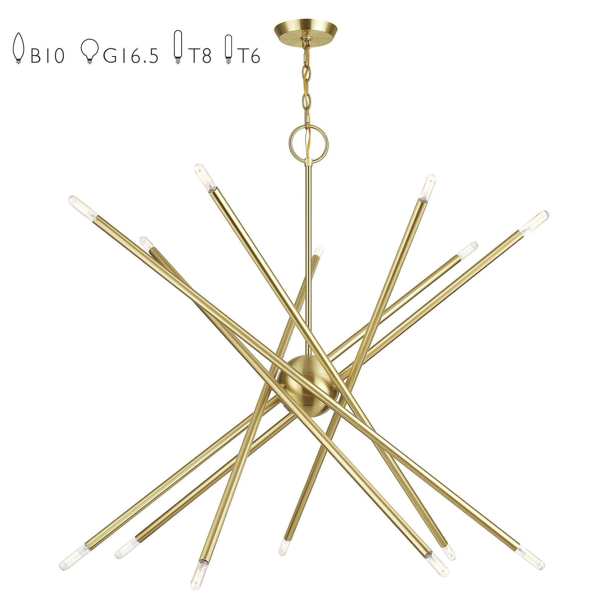 Soho 40 Inch Chandelier by Livex Lighting