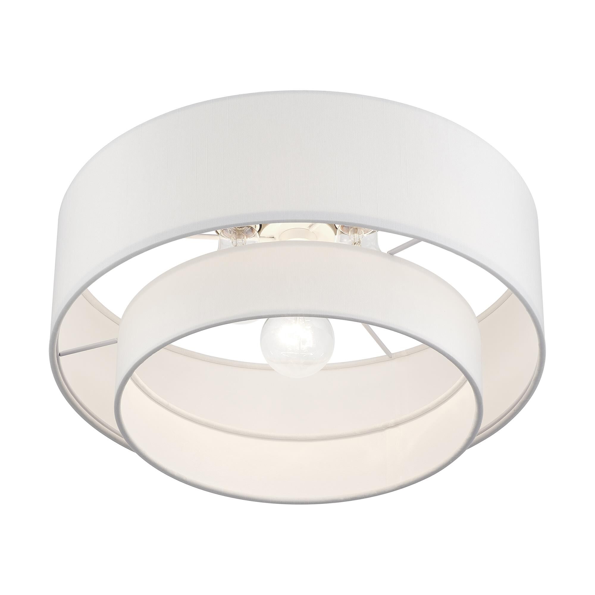 Manorwood 15 Inch Semi Flush Mount by Livex Lighting