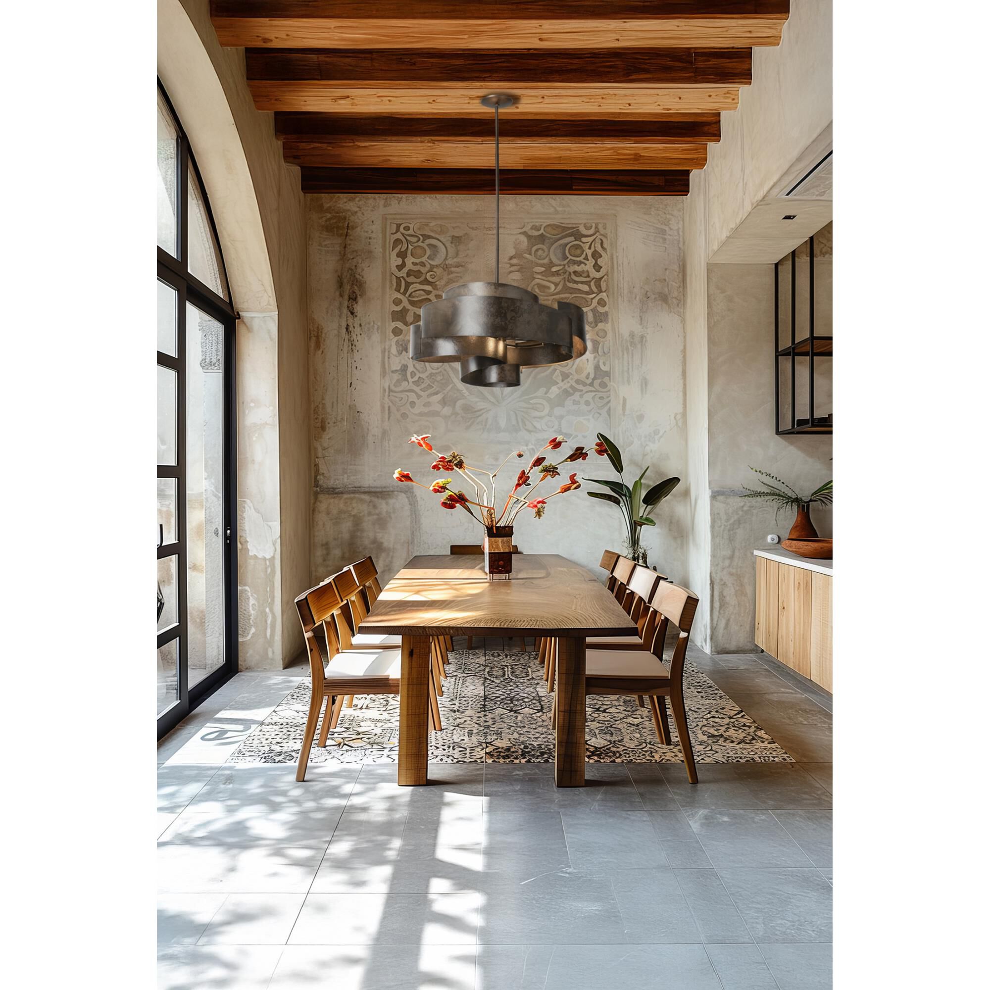 Zen 34 Inch Large Pendant by Hubbardton Forge