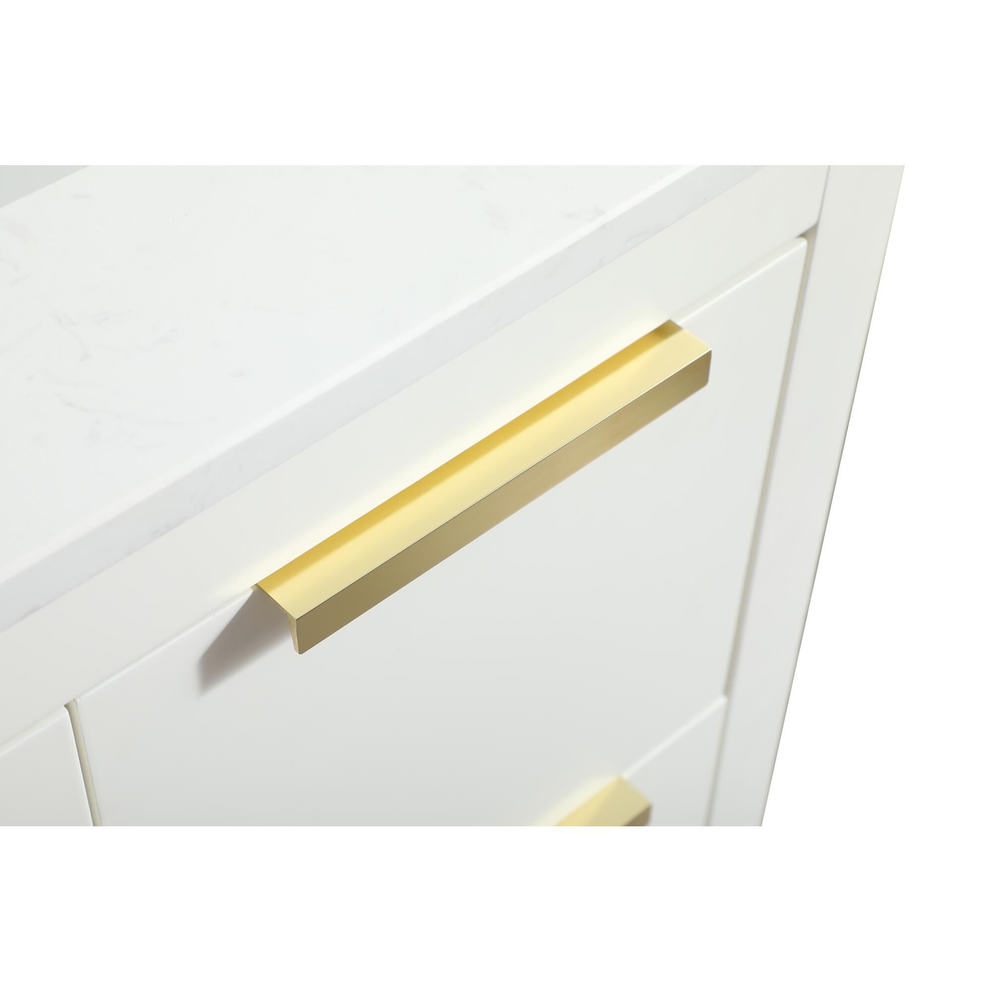 Shown in White finish