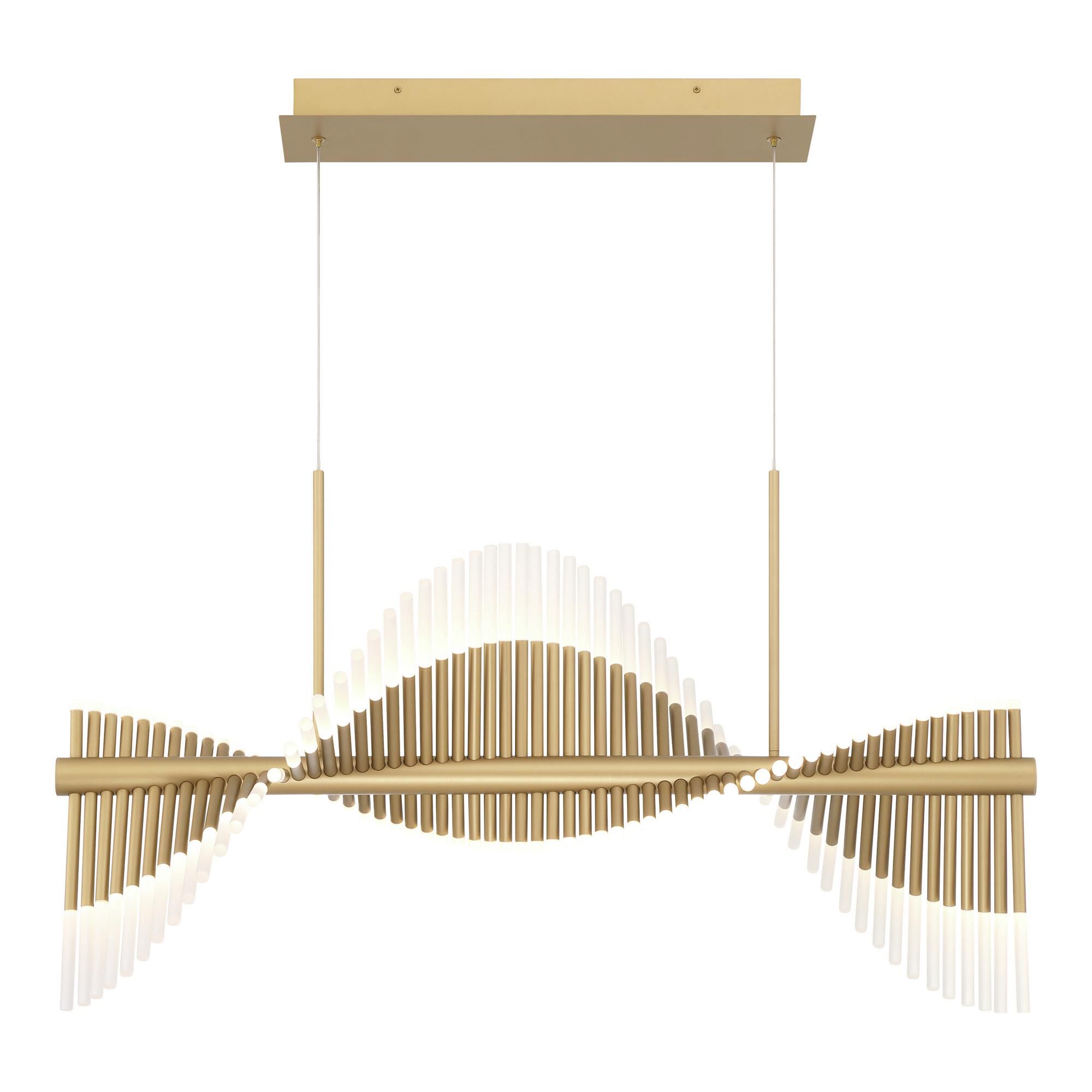 Shown in Gold finish and Acrylic glass