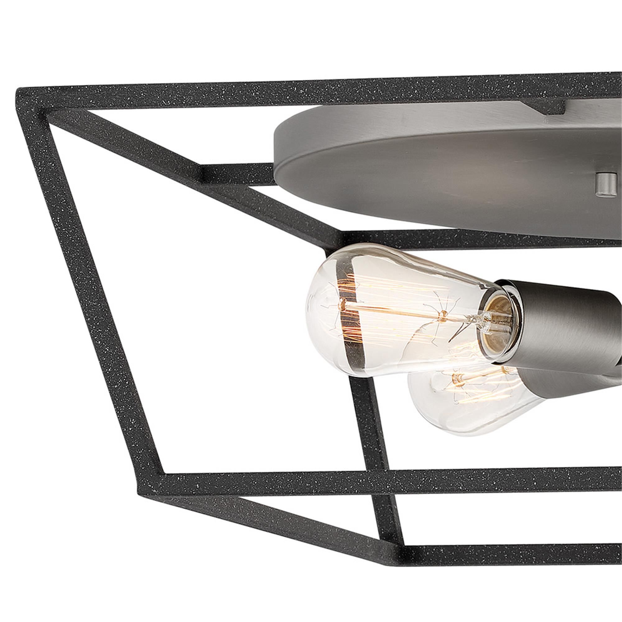 Fulton 18 Inch 4 Light Flush Mount,