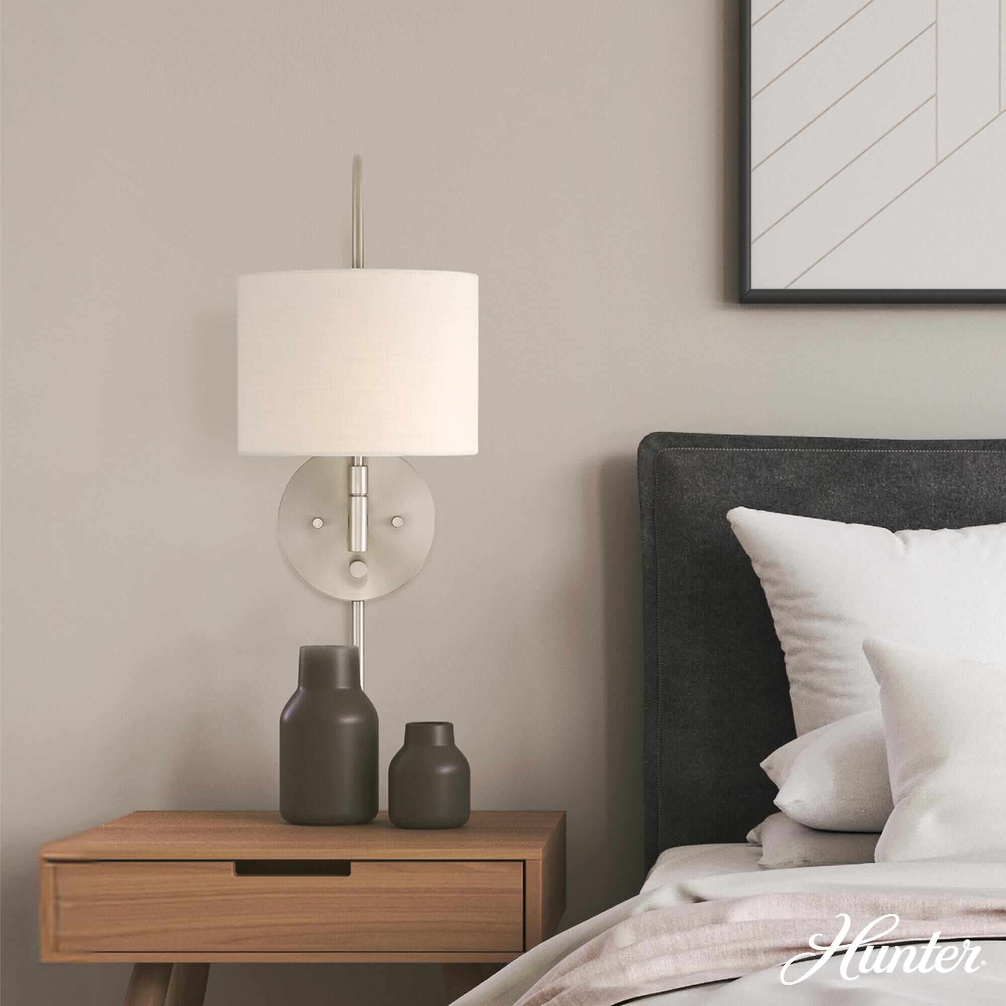 Horizon 15 Inch Wall Swing Lamp by Hunter Fan