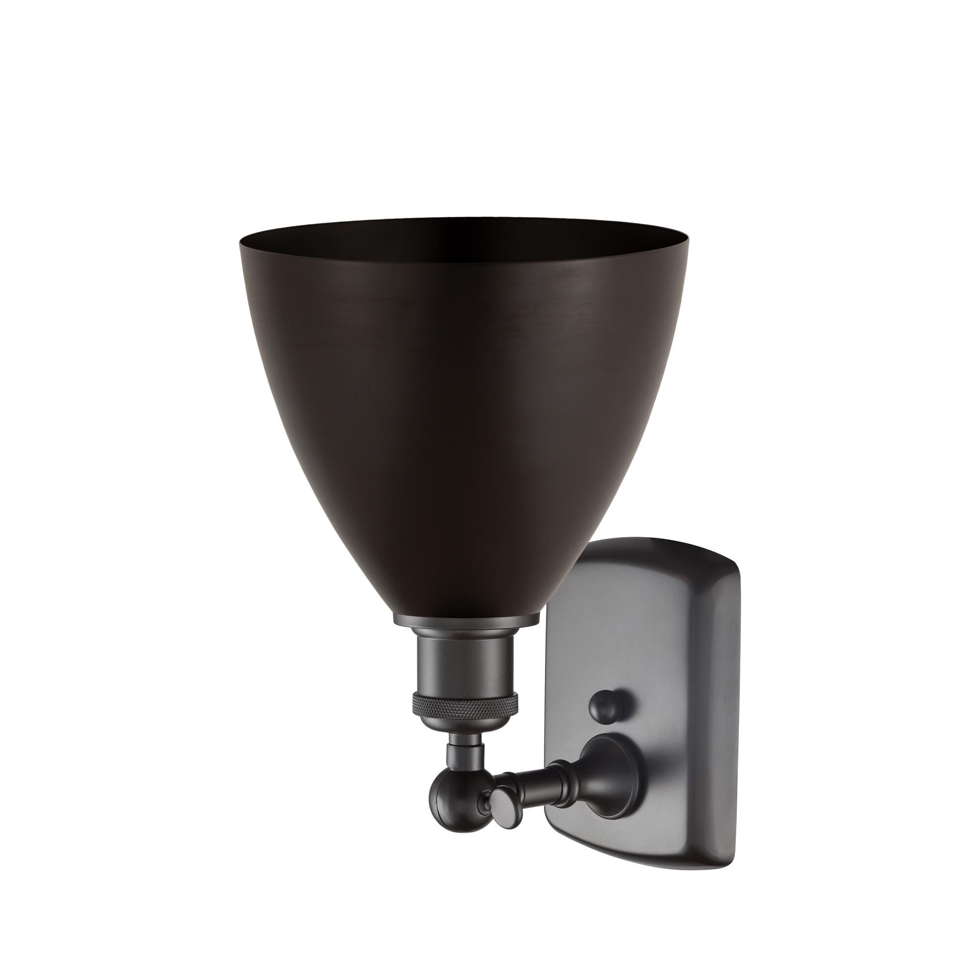Shown in Oil Rubbed Bronze finish and Oil Rubbed Bronze Ballston Dome shade