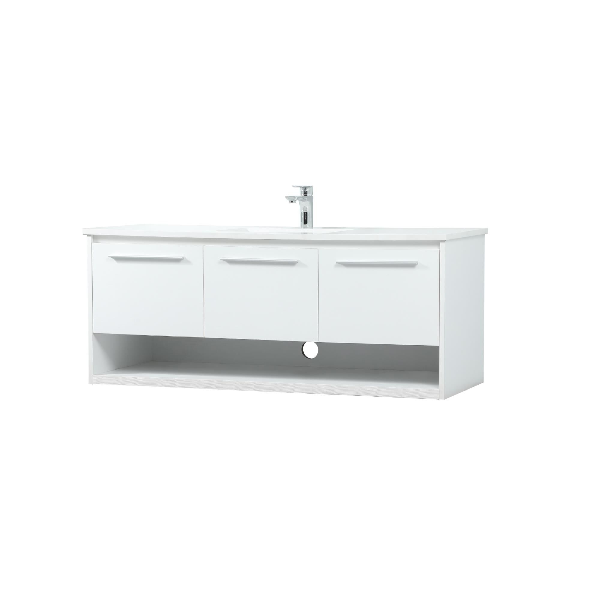Shown in White finish