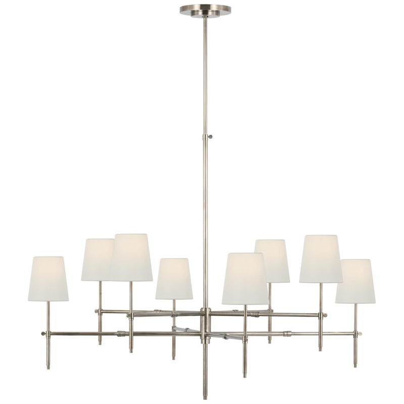 Thomas O'Brien Bryant 48 Inch 8 Light LED Chandelier by Visual Comfort Signature Collection
