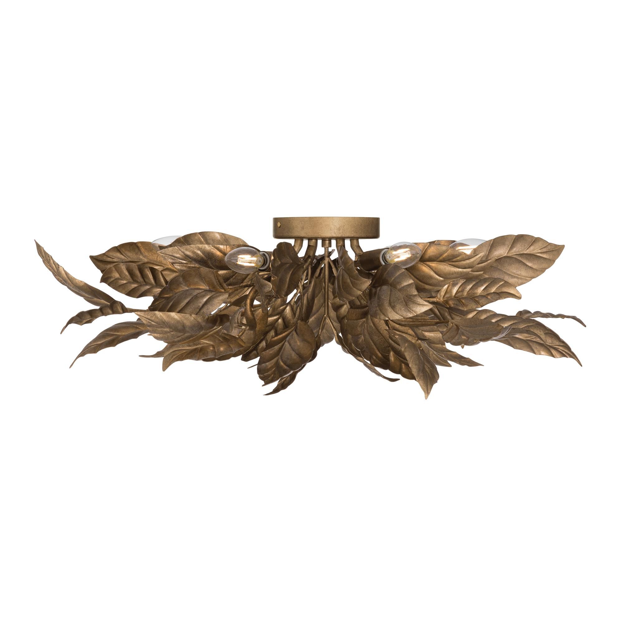 Shown in Weathered Gold finish