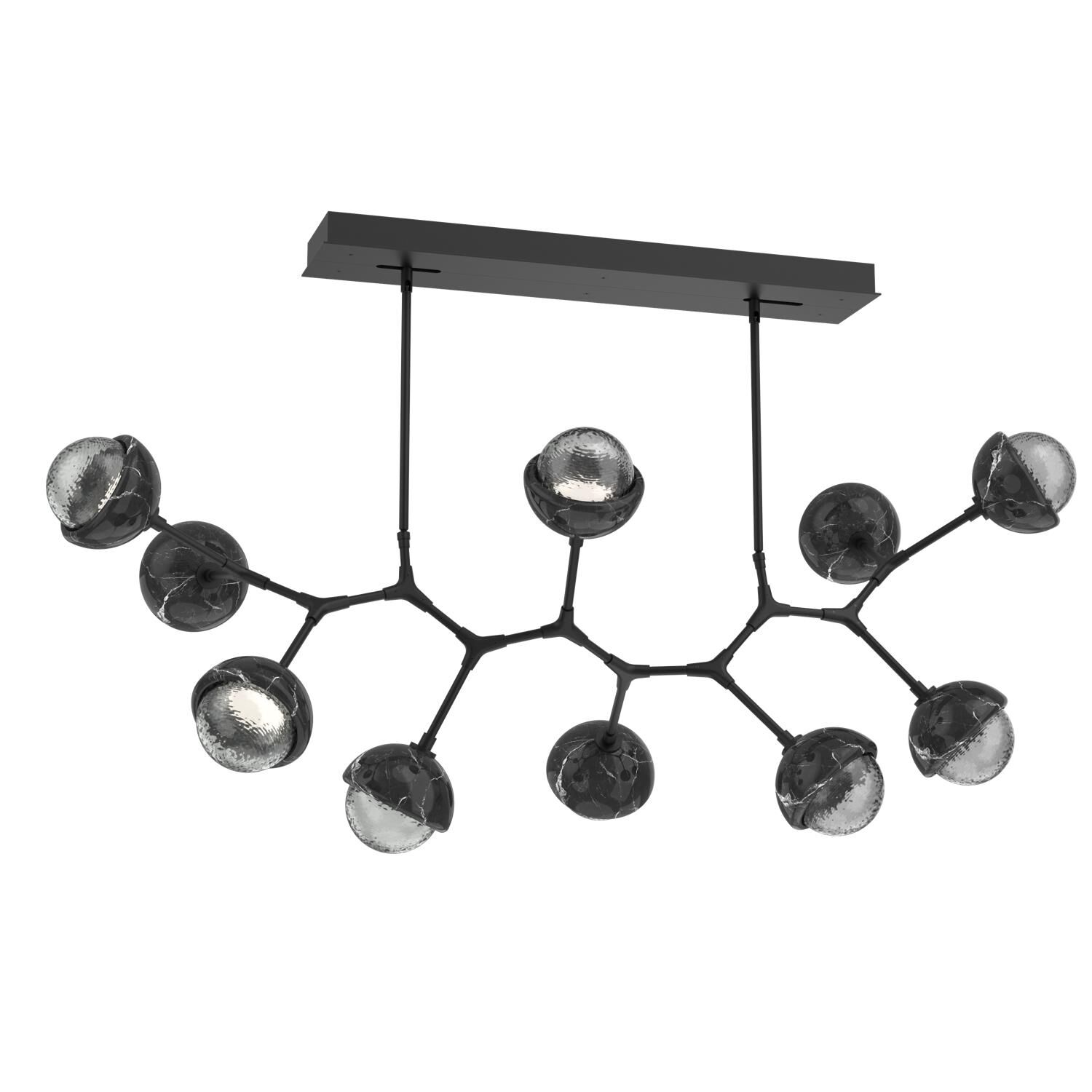 Levi Wilson Cabochon 56 Inch Linear Suspension Light by Hammerton Studio