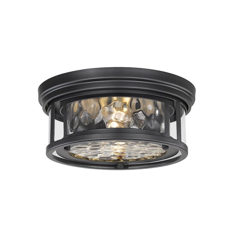 Clarion 12 Inch 2 Light Flush Mount by Z-Lite