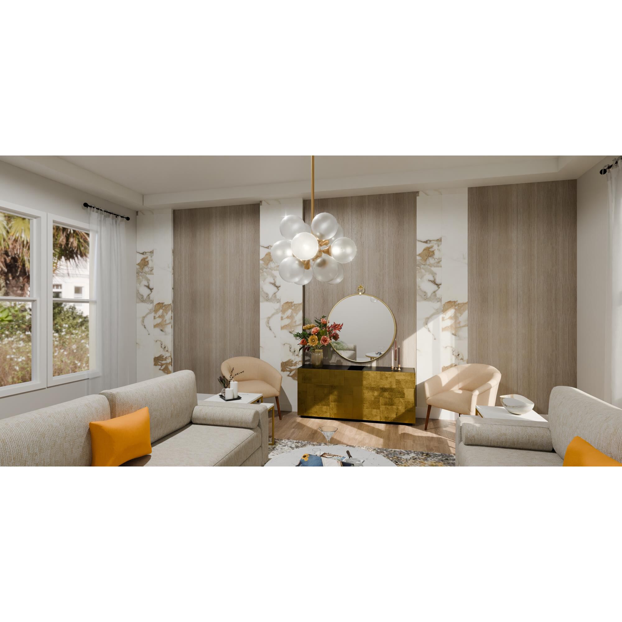 Glinda 20 Inch Large Pendant by Quoizel