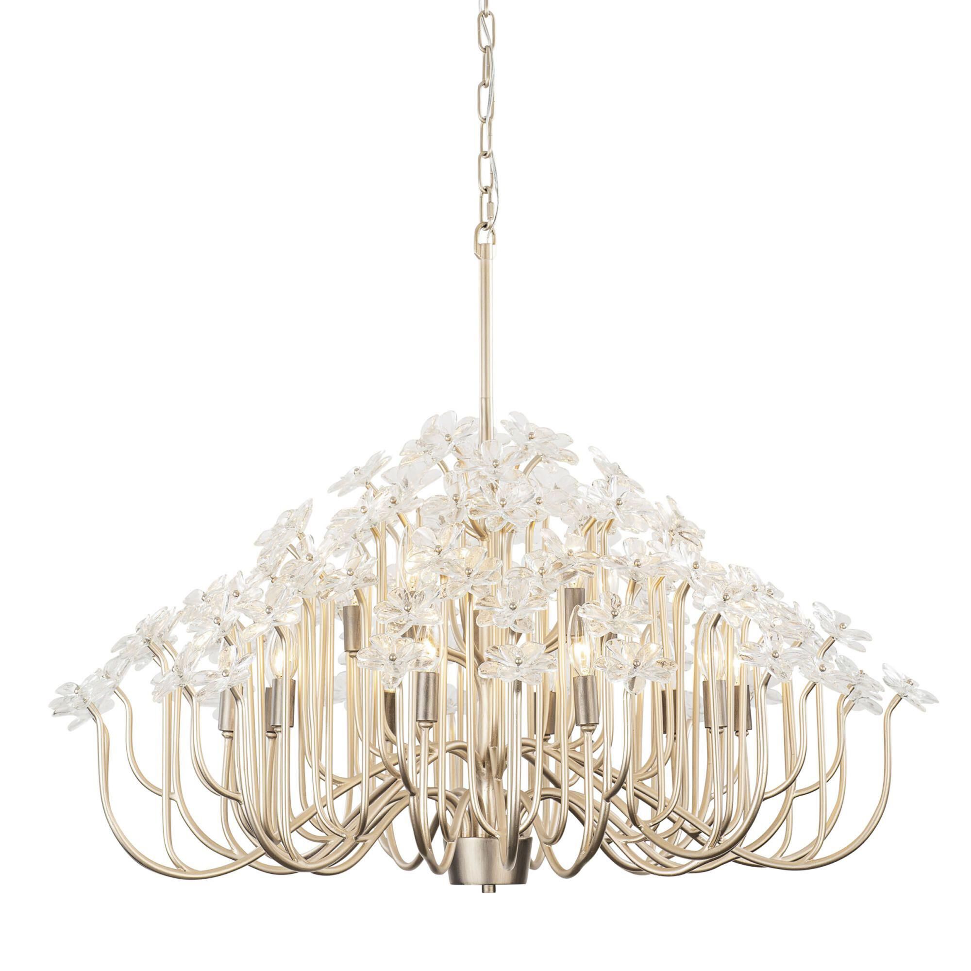 Wildflower 40 Inch 15 Light Chandelier by Varaluz