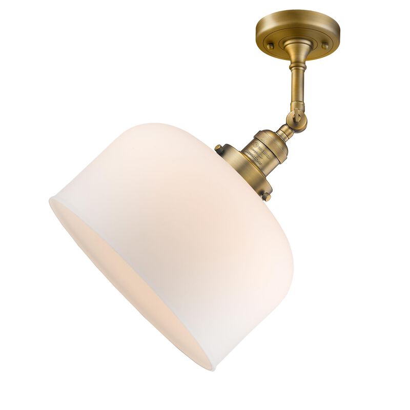 Bruno Marashlian Bell 12 Inch 1 Light Semi Flush Mount by Innovations Lighting