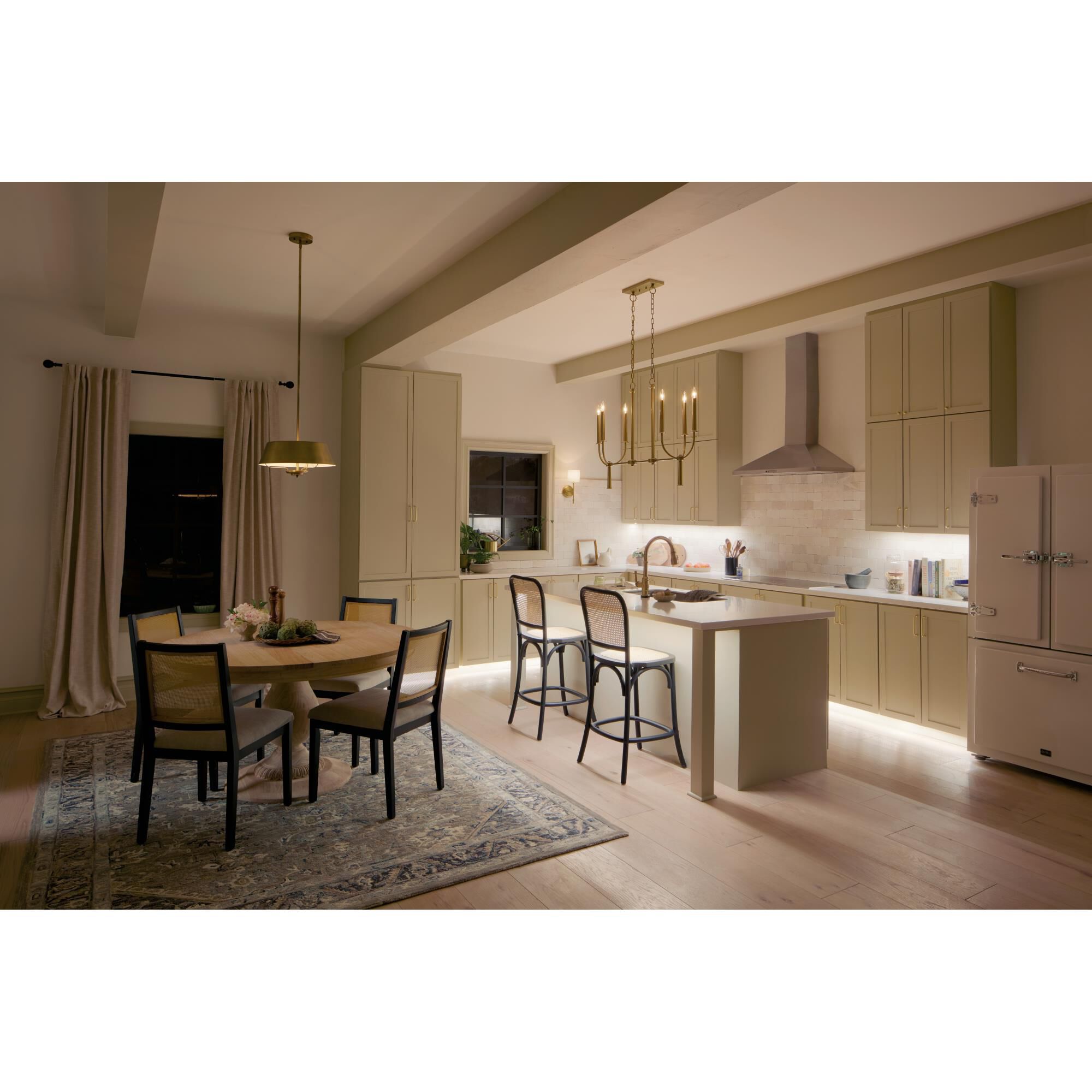 Florence 40 Inch 6 Light Linear Suspension Light by Kichler Lighting