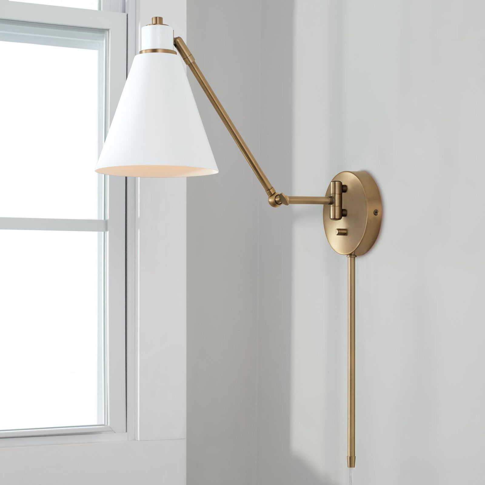 Bradley Wall Swing Lamp | Capitol Lighting