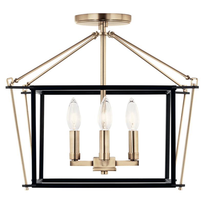 Eisley 16 Inch Semi Flush Mount by Kichler