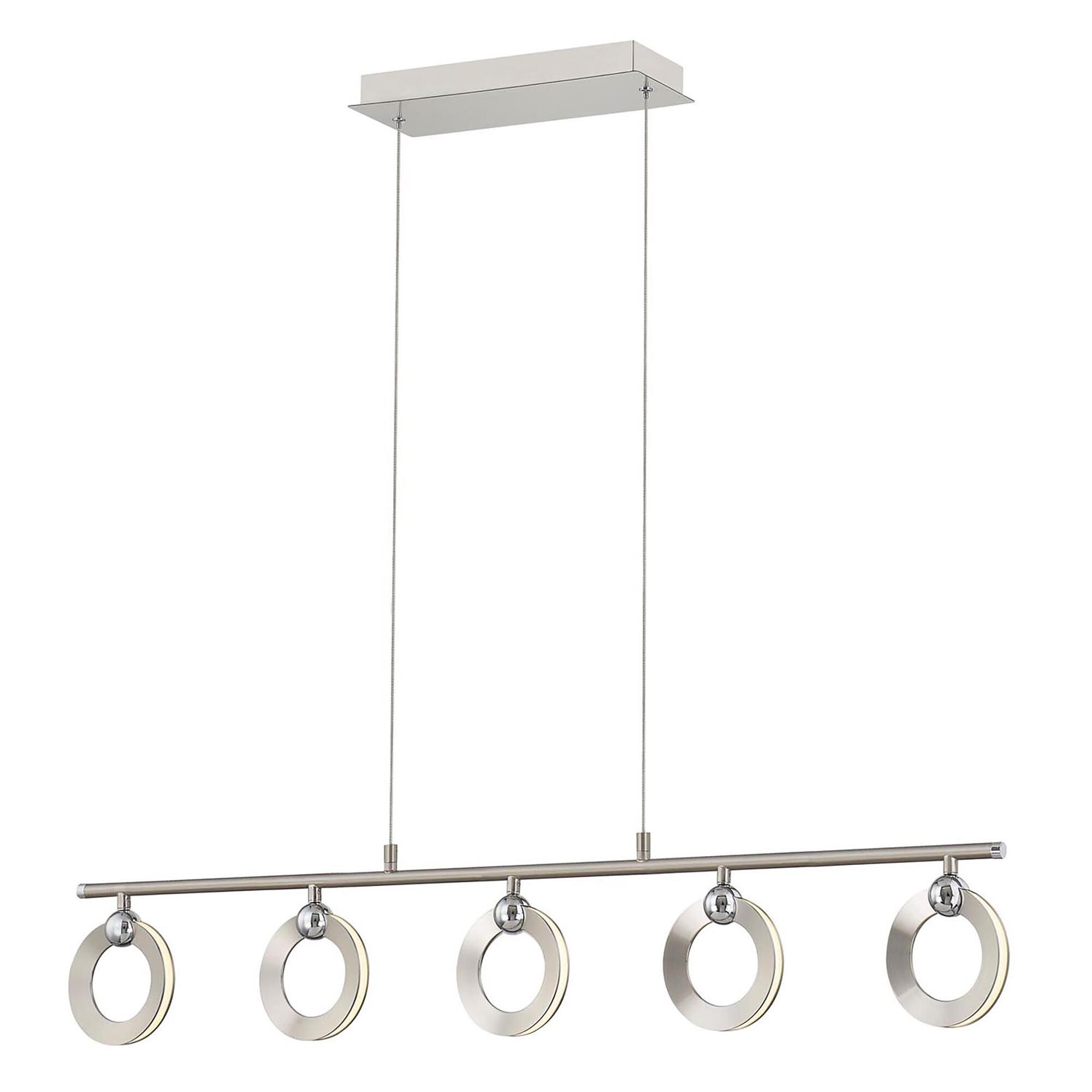 Hermosa 43 Inch 5 Light LED Linear Suspension Light by Justice Design Group