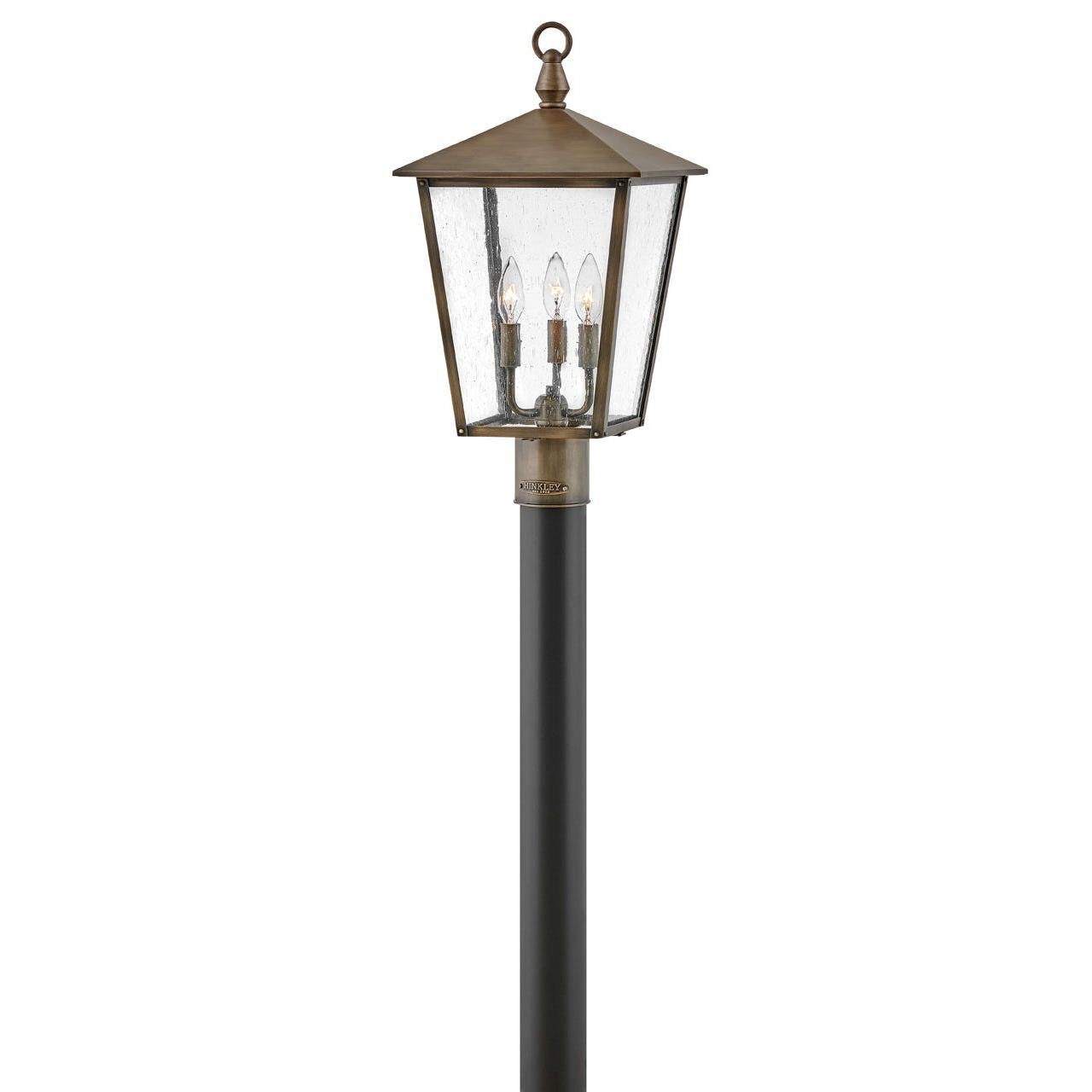 Huntersfield 20 Inch Tall 3 Light Outdoor Post Lamp by Hinkley Lighting