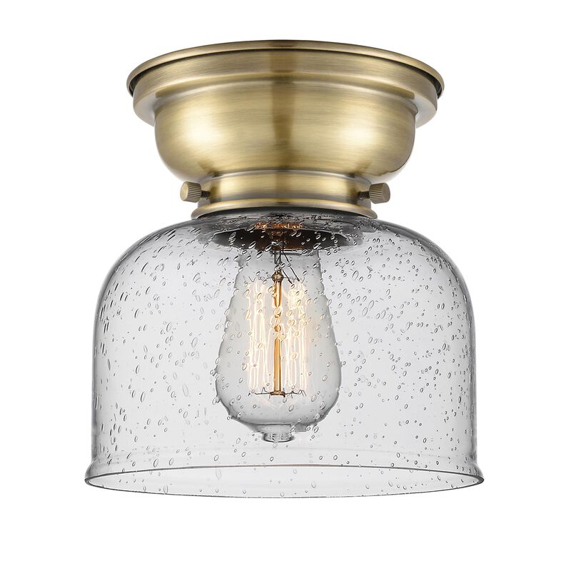 Bruno Marashlian Large Bell 8 Inch 1 Light Flush Mount by Innovations Lighting