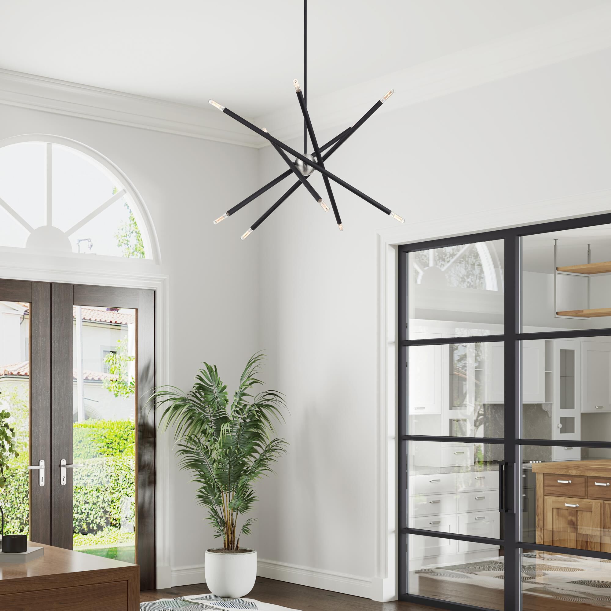 Shown in Black finish