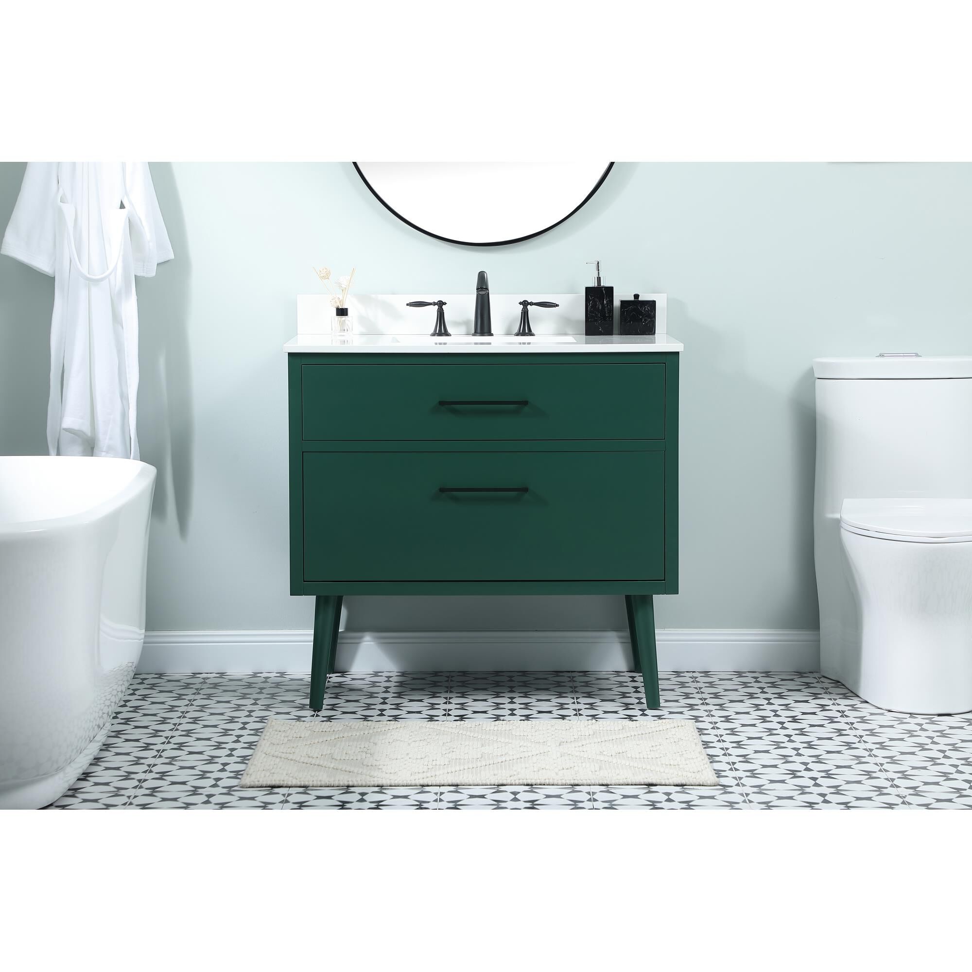 Shown in Green finish