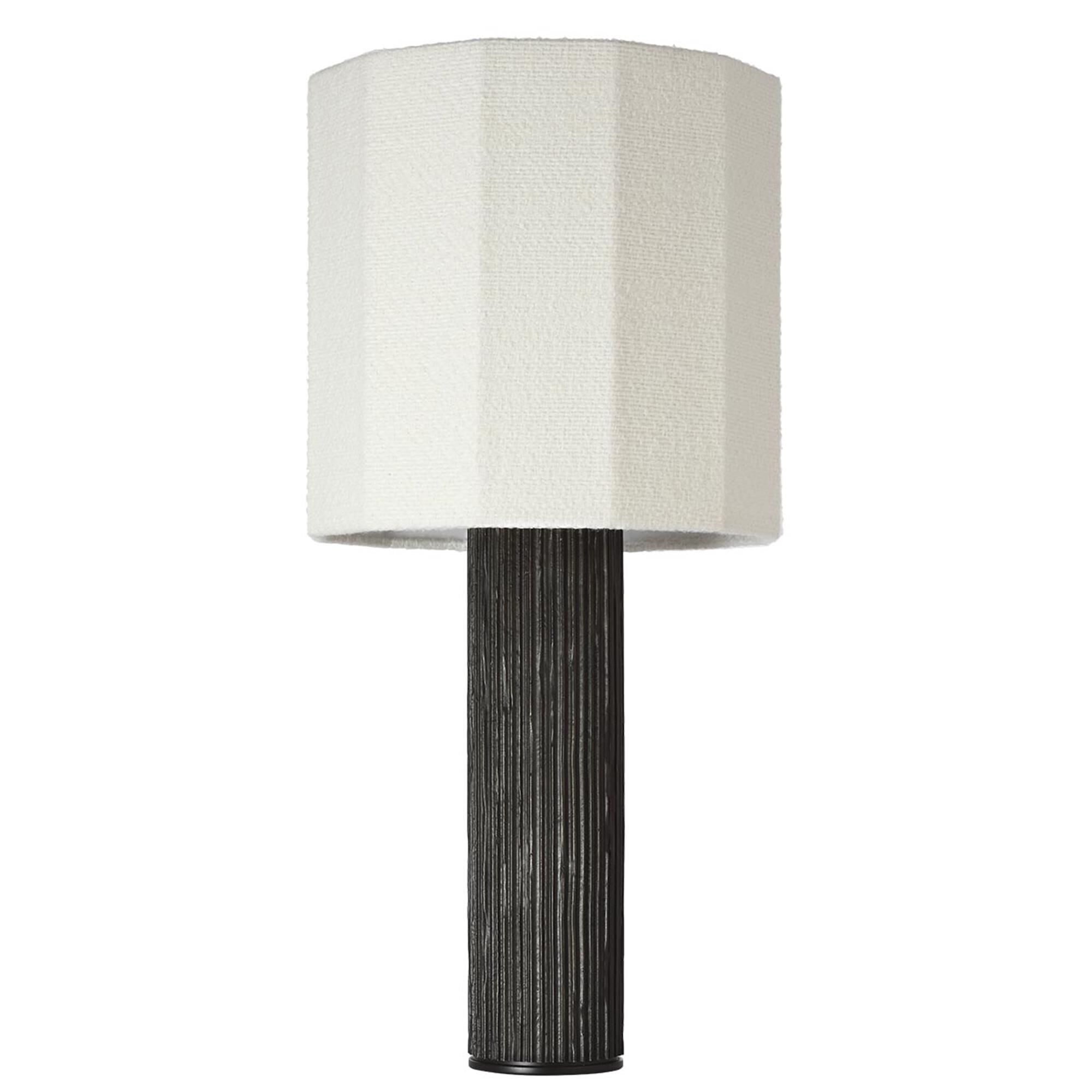 Shown in Ridged Carbon finish and Decorative Boucle shade