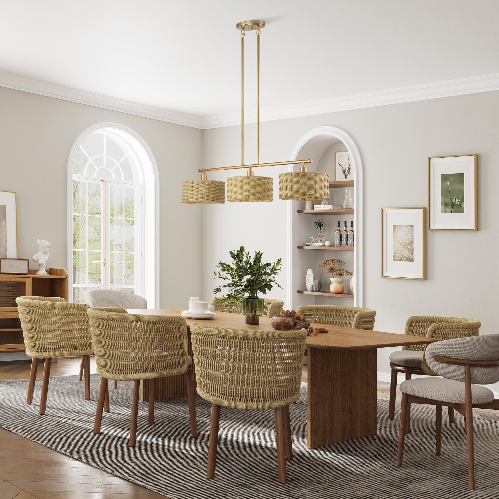 Weavington 46 Inch Linear Suspension Light by Livex Lighting