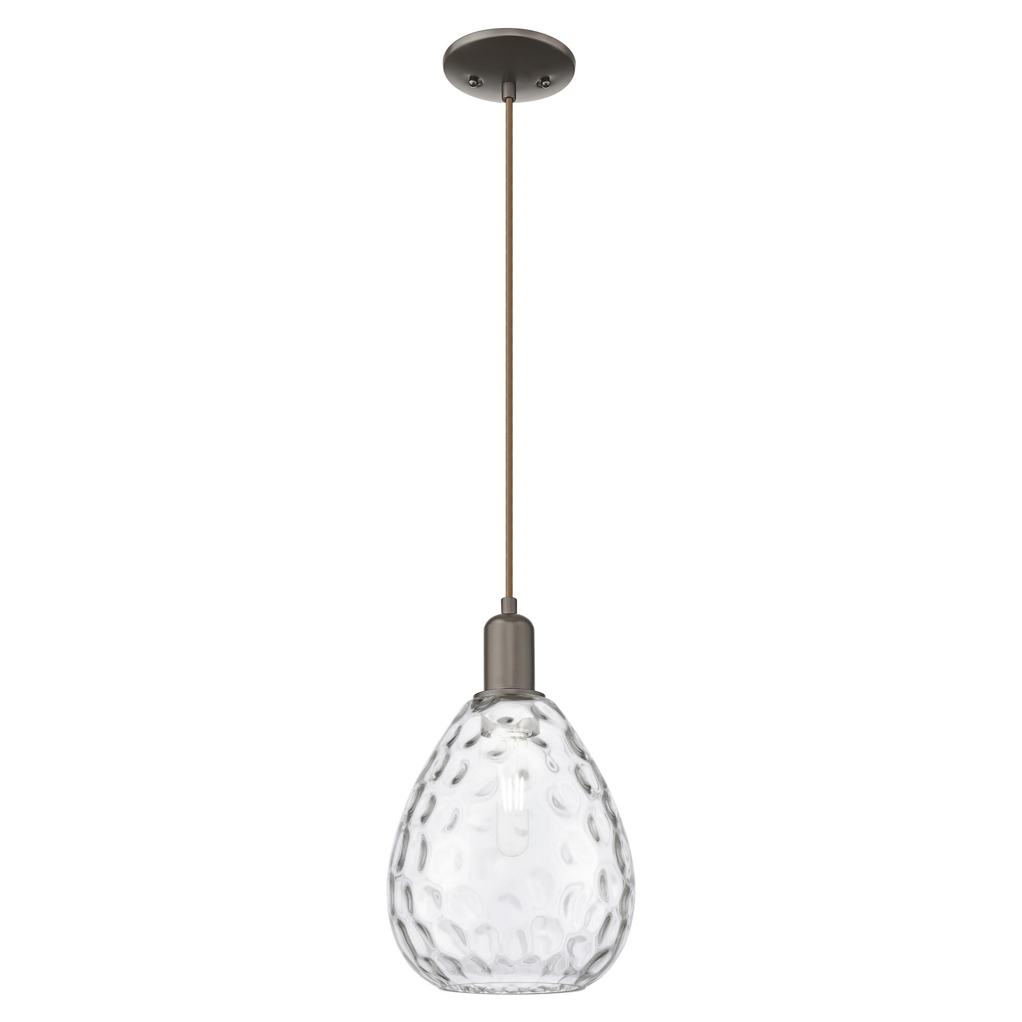 Shown in Oil Rubbed Bronze finish and Clear glass