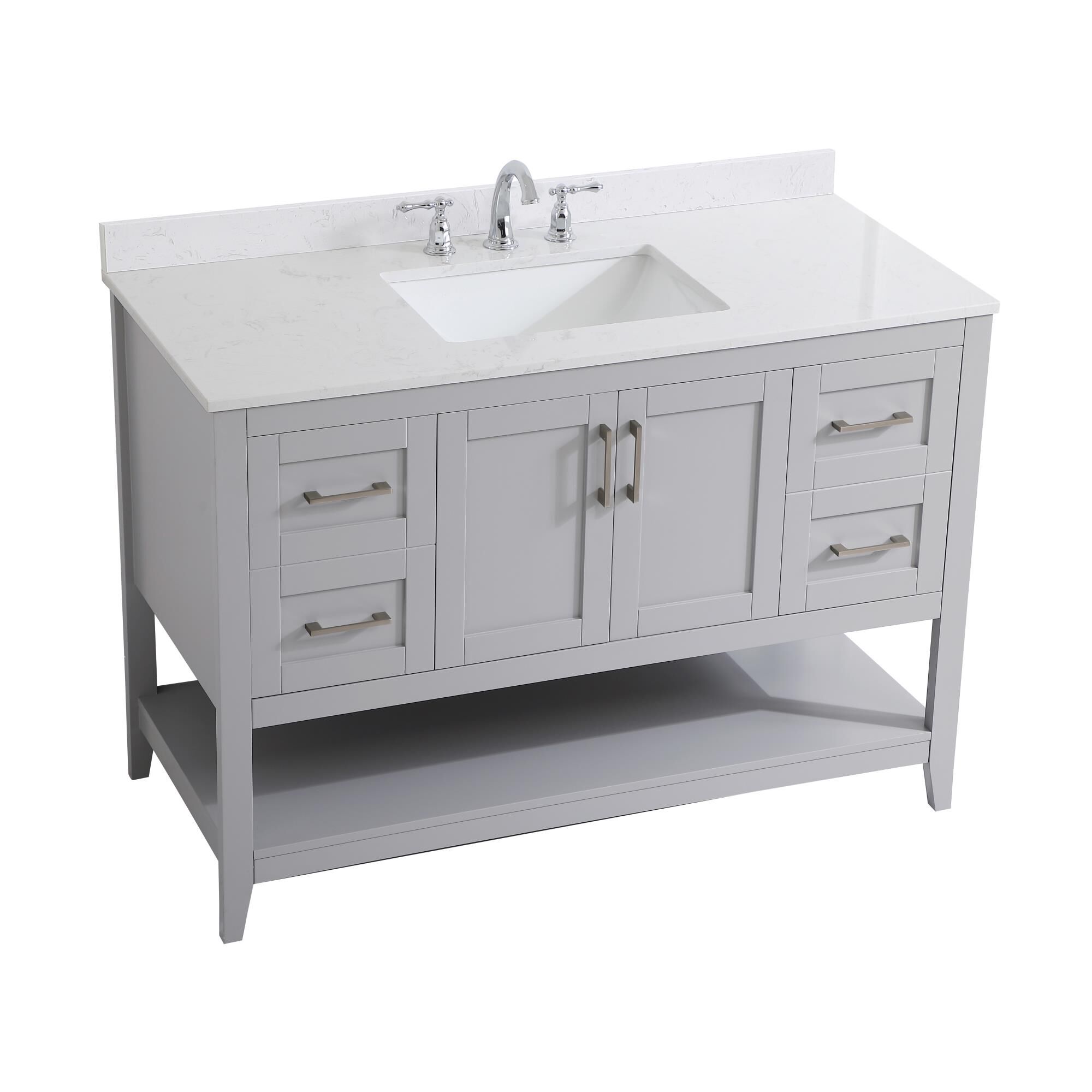 Shown in Grey finish