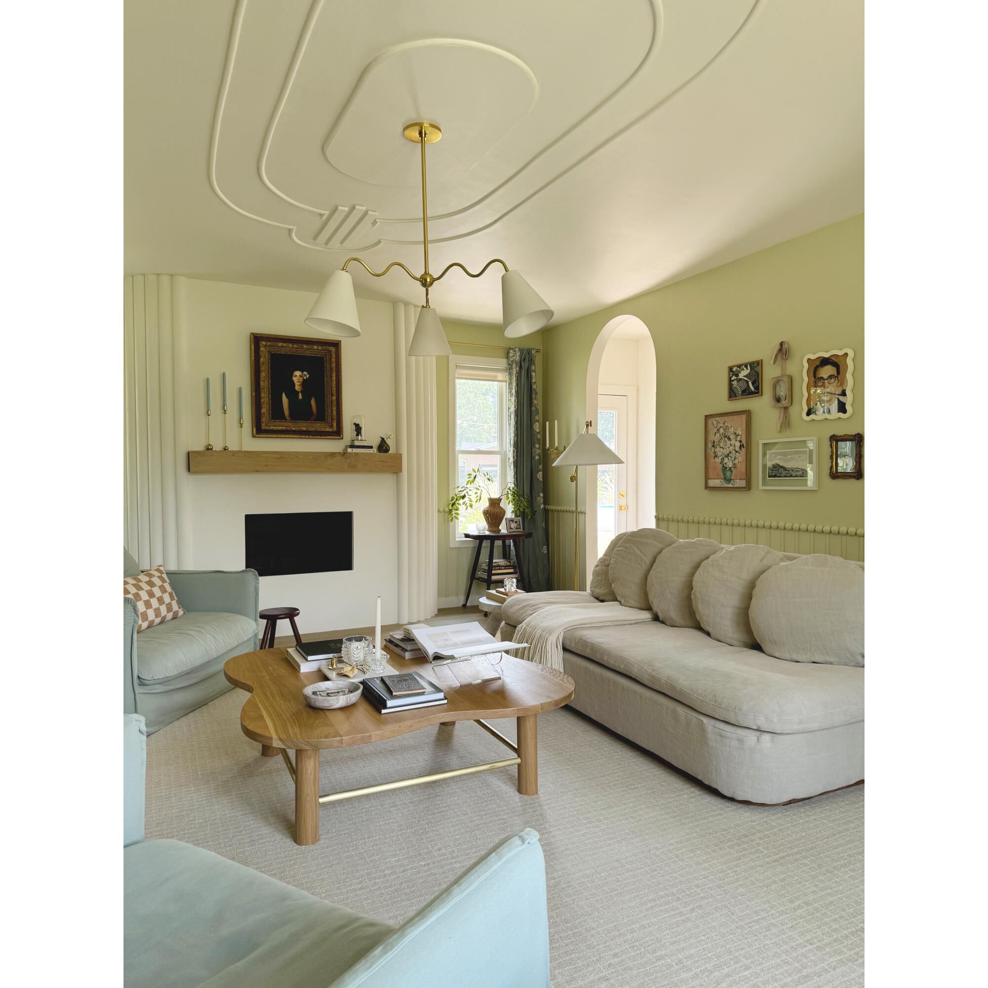 Tali Roth Birdie 58 Inch Arc Lamp by Mitzi