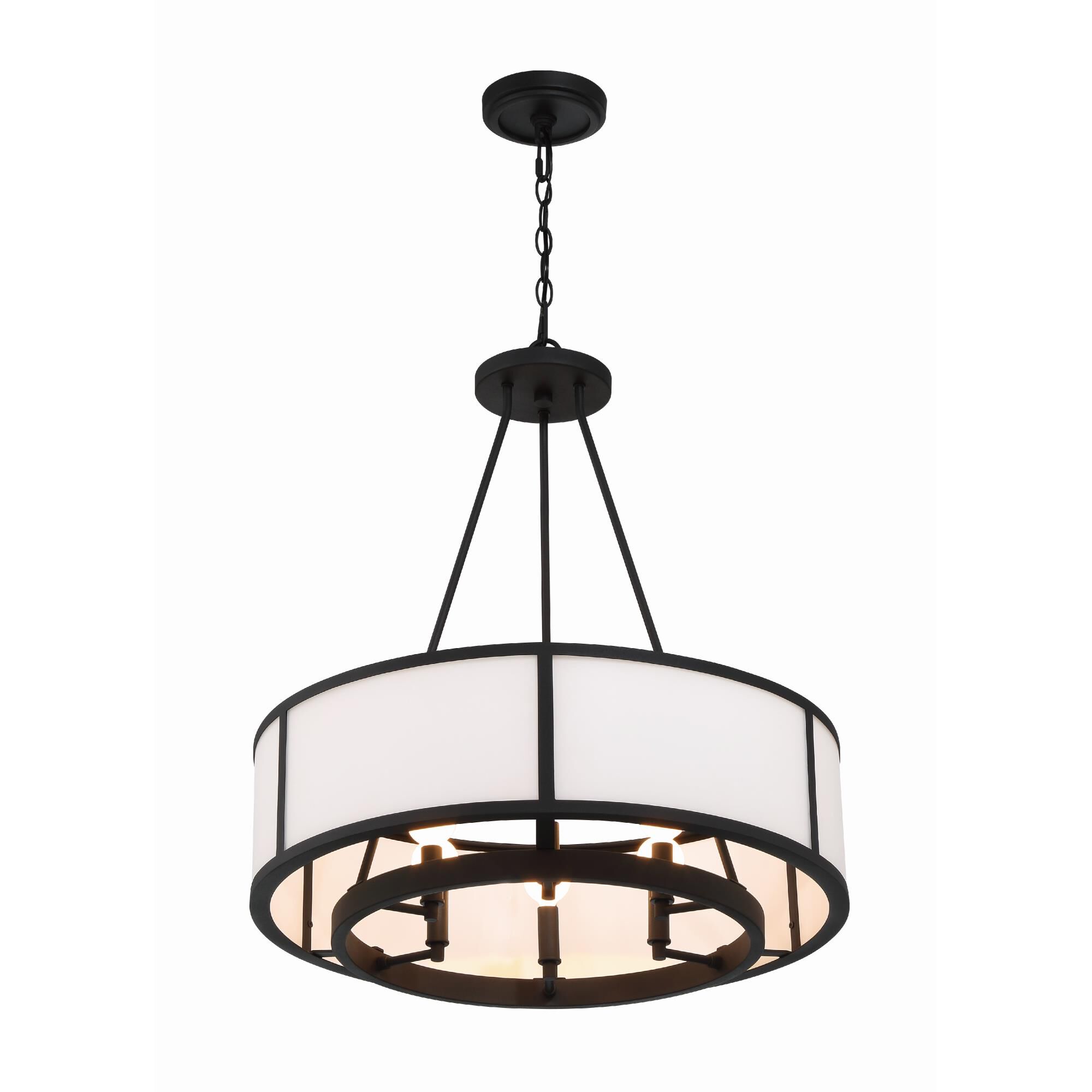 Bryant 24 Inch 6 Light Chandelier by Crystorama