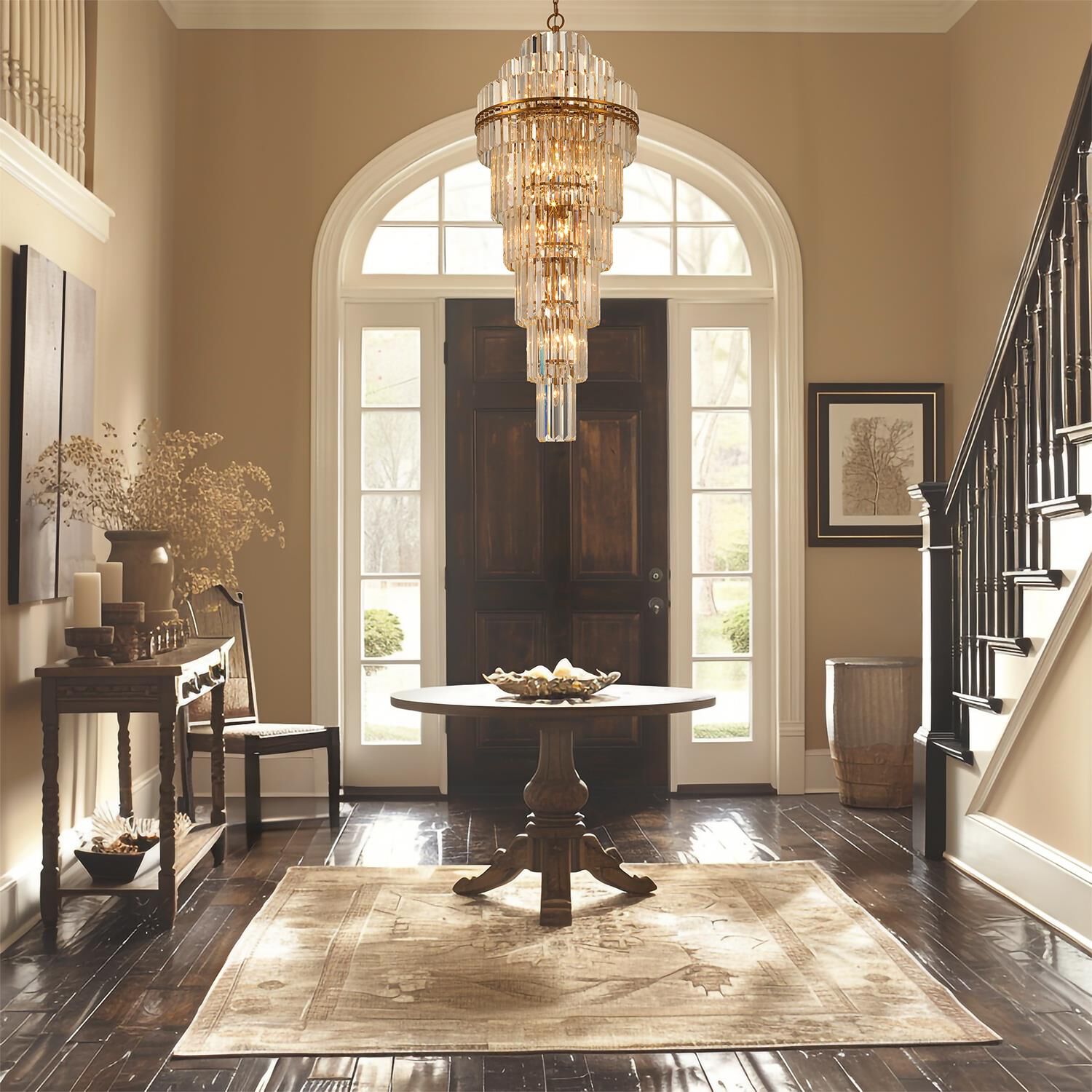 Hayes 24 Inch Chandelier by Crystorama