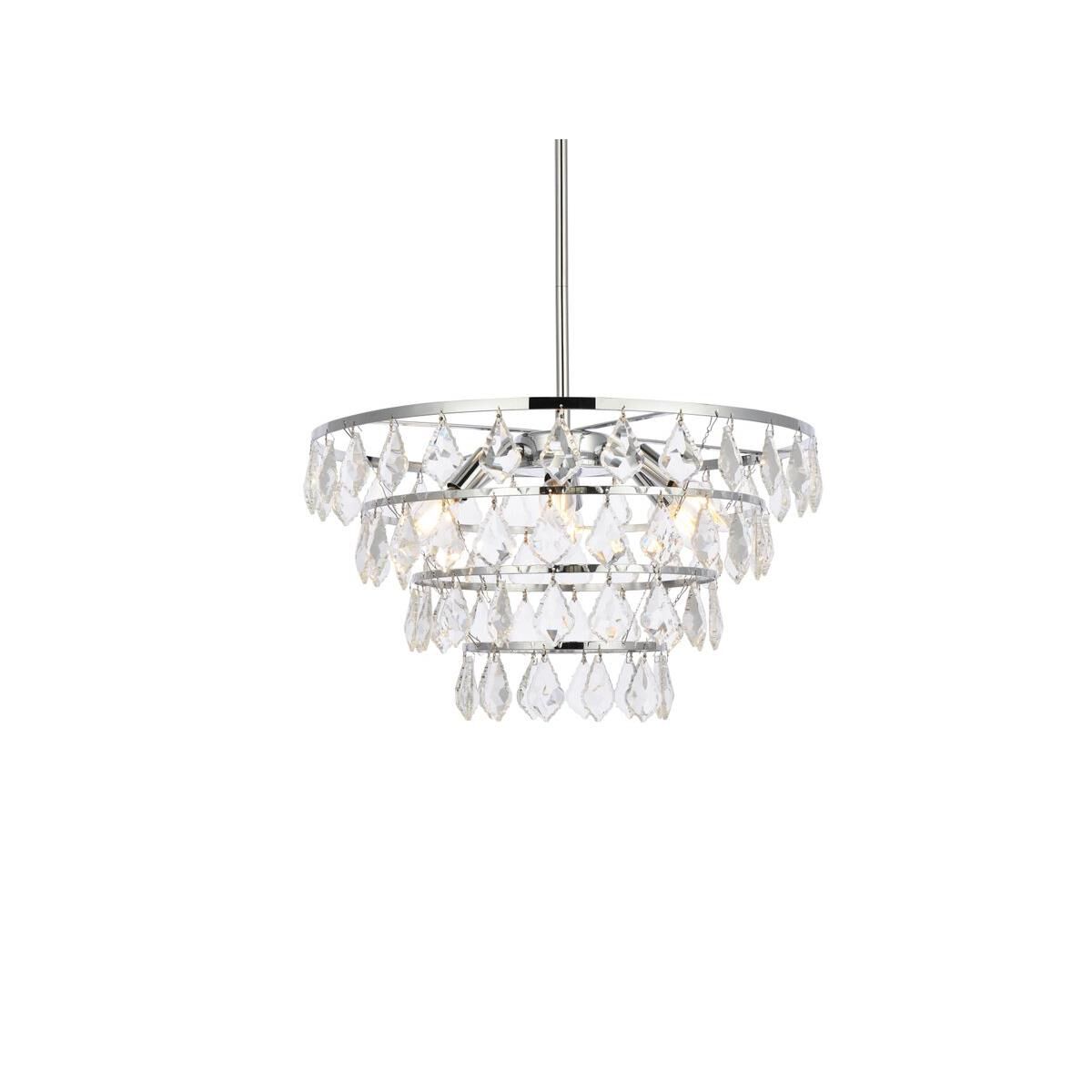 Ella 20 Inch Large Pendant by Elegant Lighting