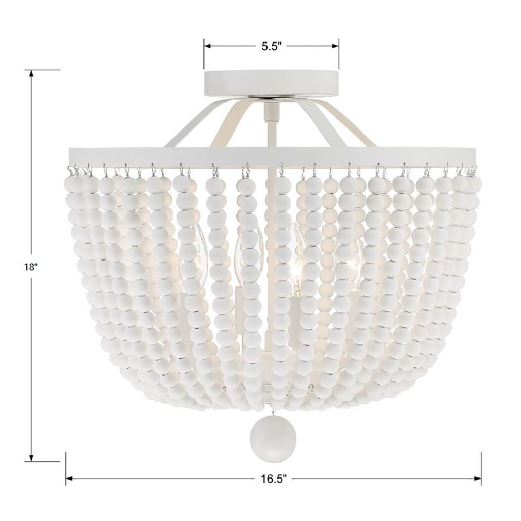 Rylee 17 Inch Mini Chandelier by Crystorama