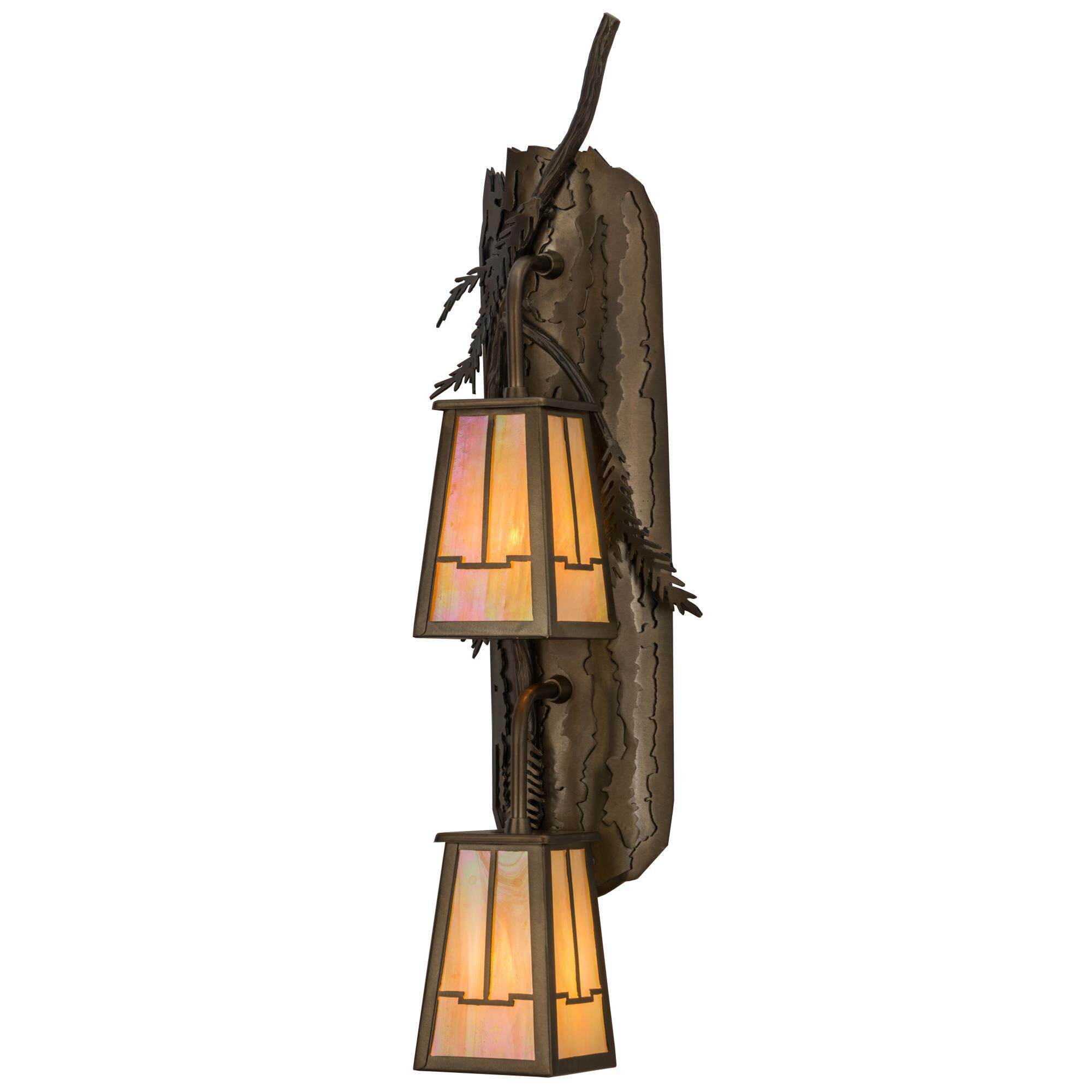Pine Branch Valley View 25 Inch Wall Sconce by Meyda Lighting