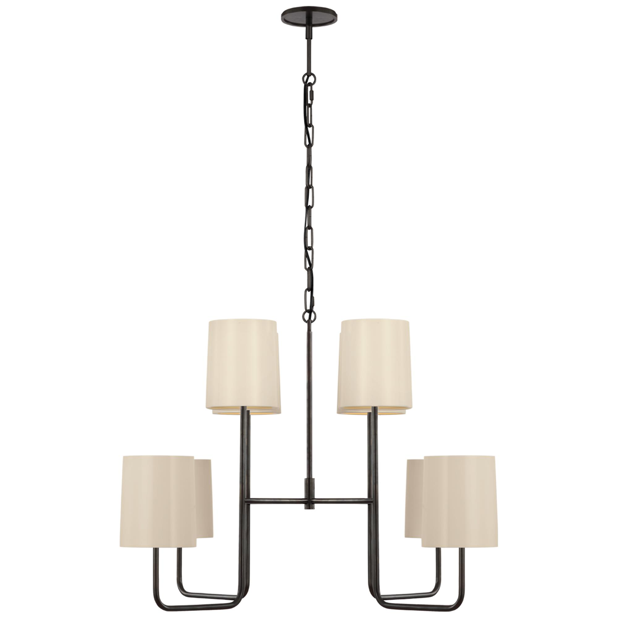 Shown in Bronze finish and China White shade
