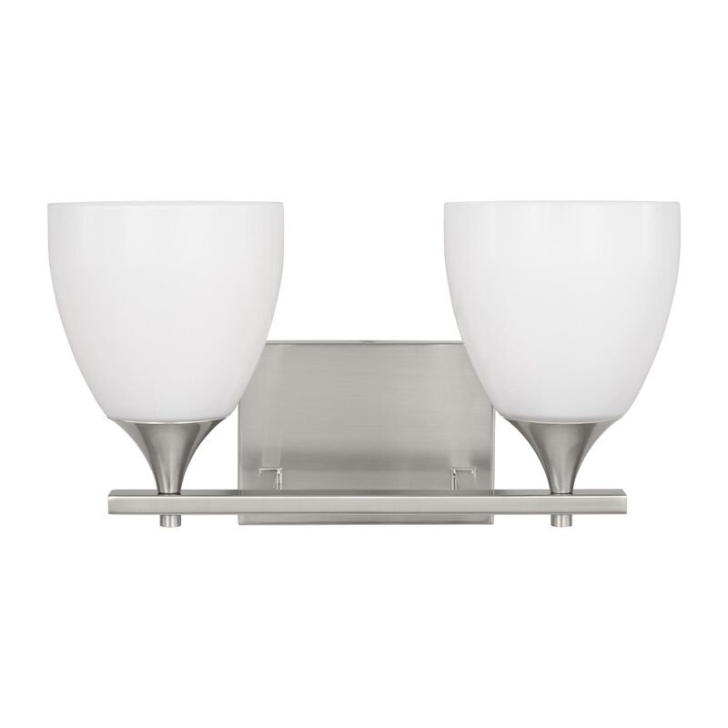 Drew & Jonathan Toffino 16 Inch 2 Light Bath Vanity Light by Visual Comfort Studio