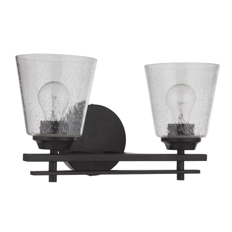 Drake 15 Inch 2 Light Bath Vanity Light by Craftmade