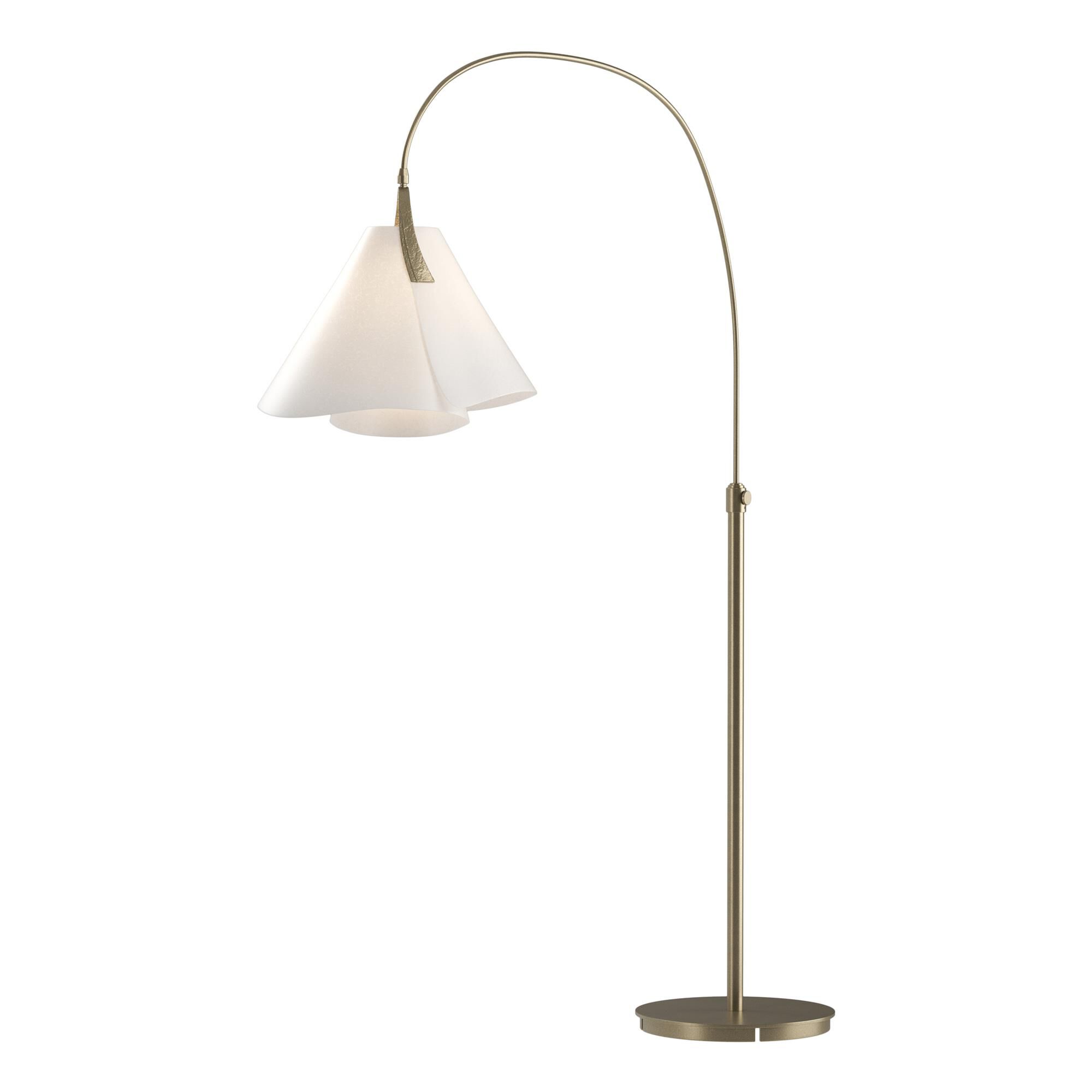 Shown in Soft Gold finish and Spun Frost shade