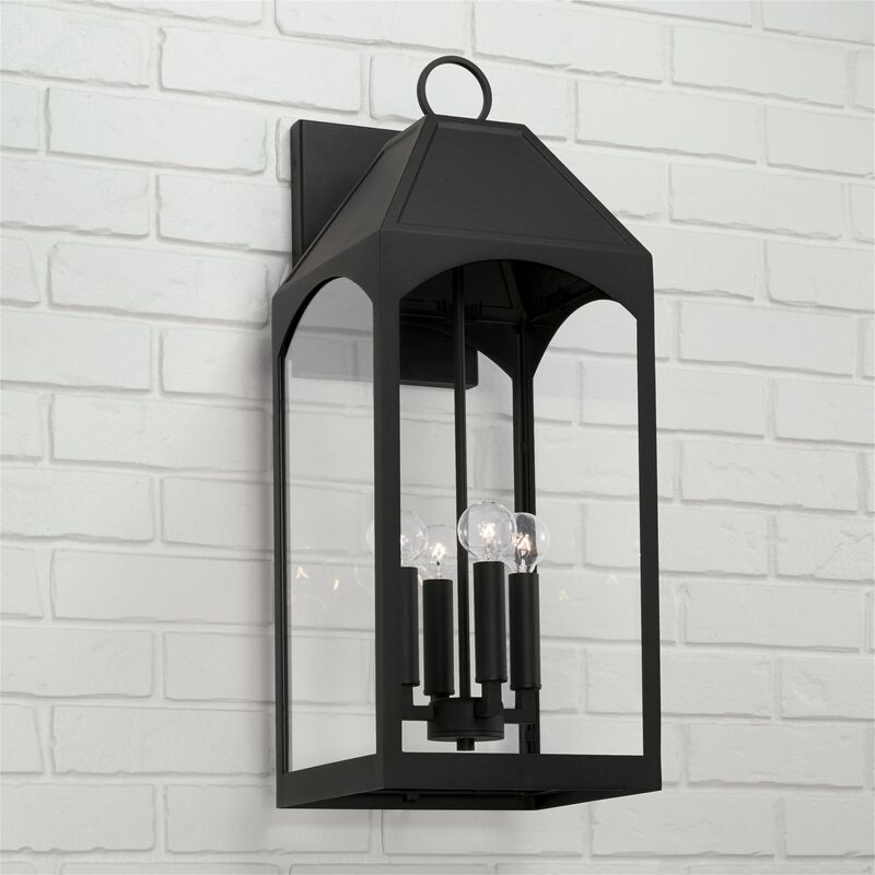 Burton 26 Inch Tall 4 Light Outdoor Wall Light by Capital Lighting Fixture Company