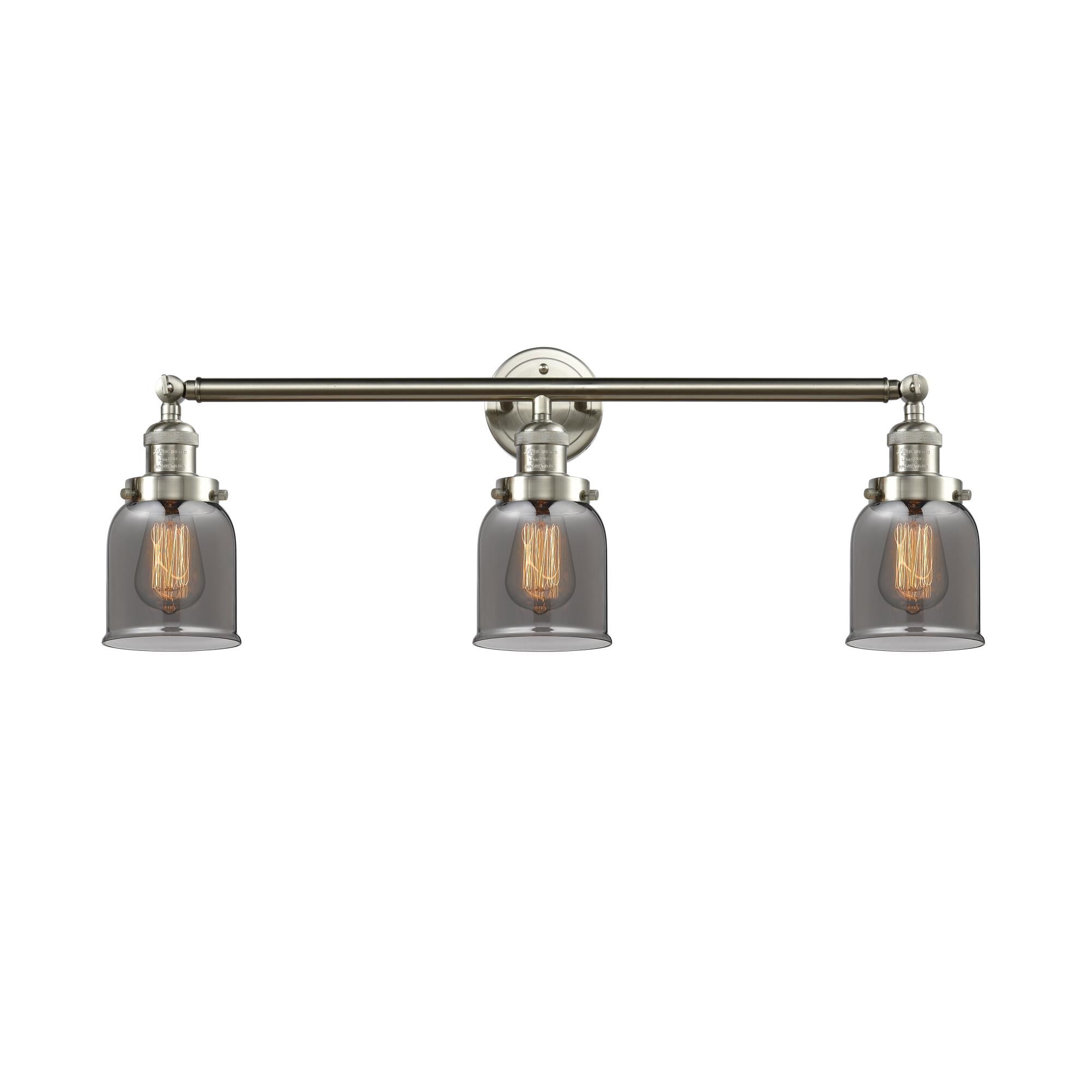Bruno Marashlian Small Bell 30 Inch 3 Light Bath Vanity Light by Innovations Lighting