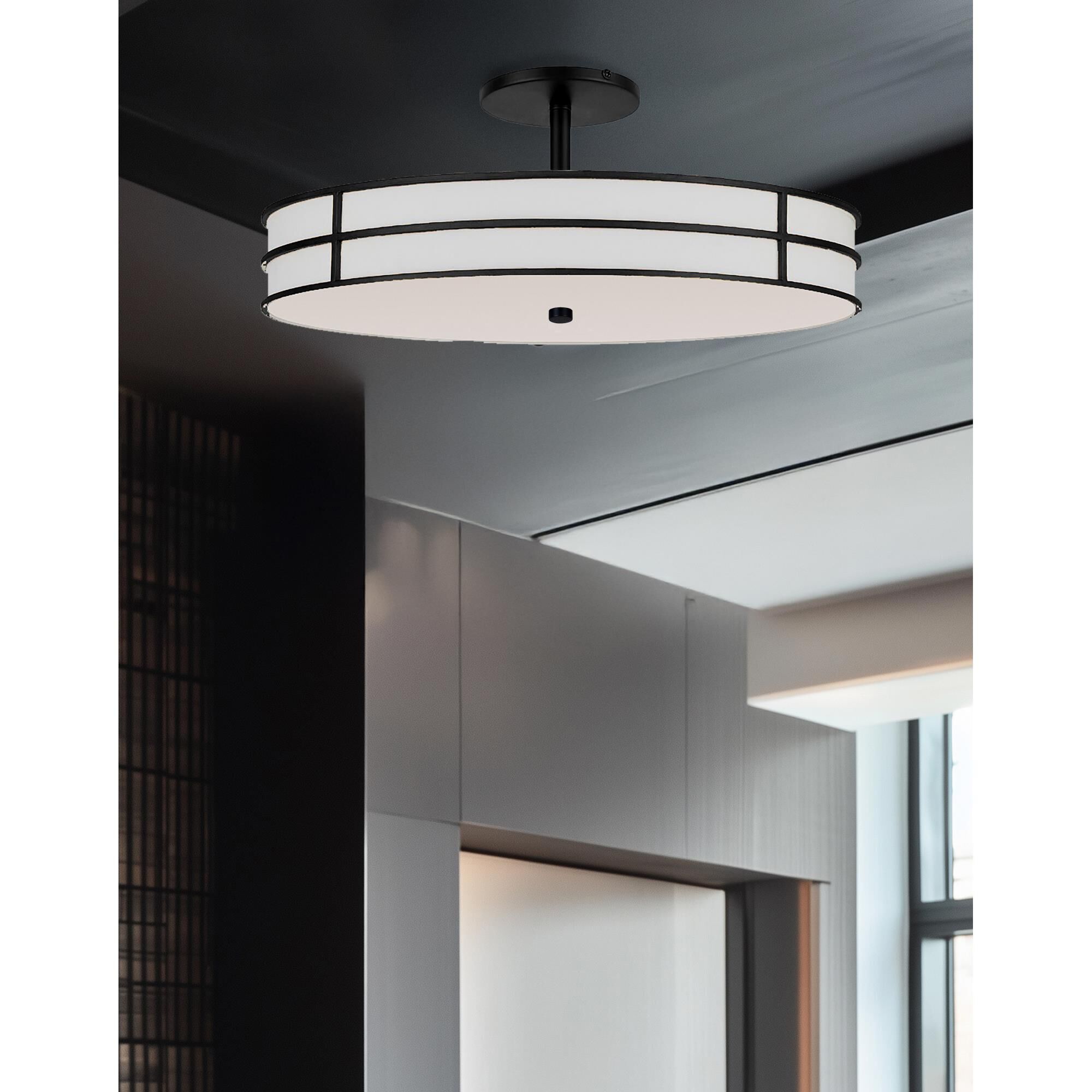 Fulvia 20 Inch Semi Flush Mount by Dainolite