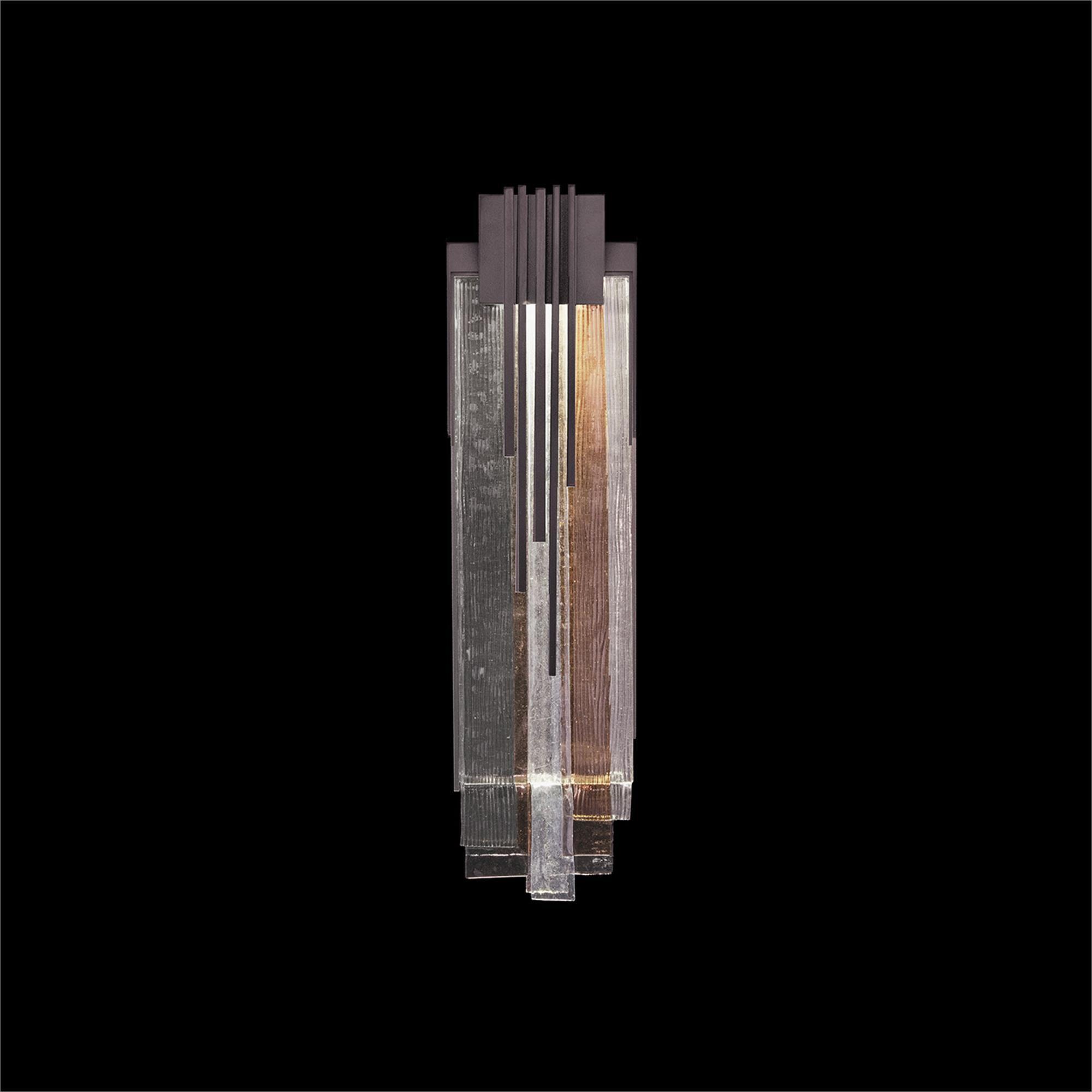 Shown in Black finish and Multi-Tone glass