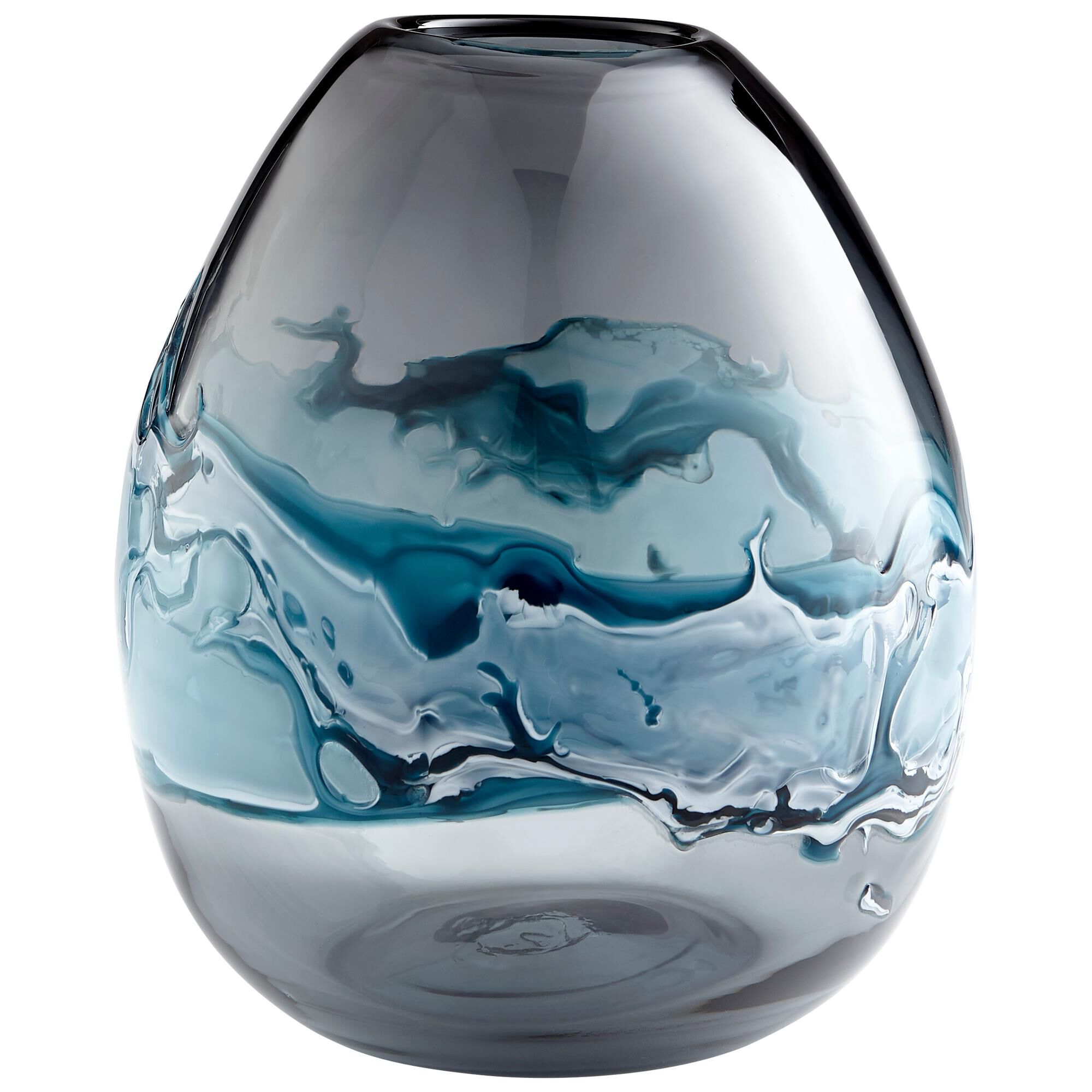 Shown in Blue And White finish