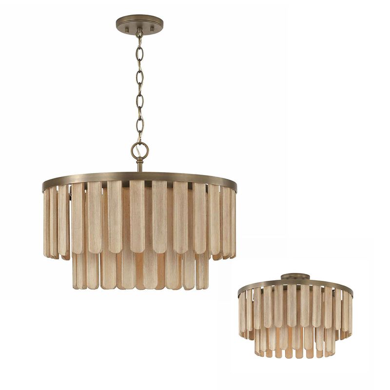 Jada 20 Inch Semi Flush Mount by Capital Lighting Fixture Company