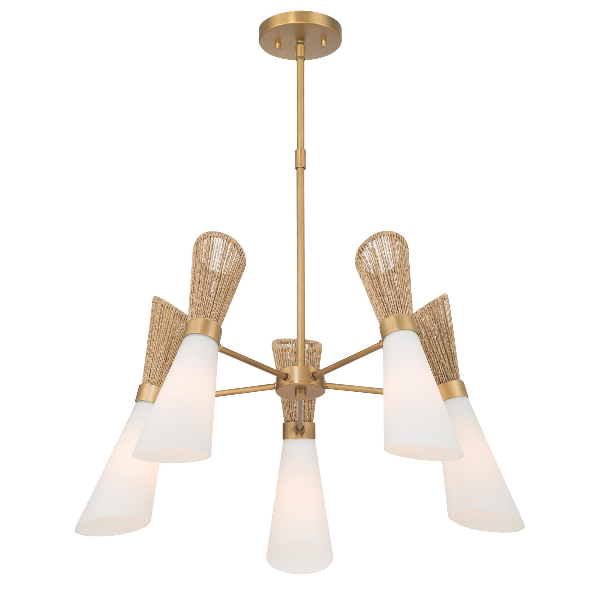 Shown in Legacy Brass finish and Etched Opal glass