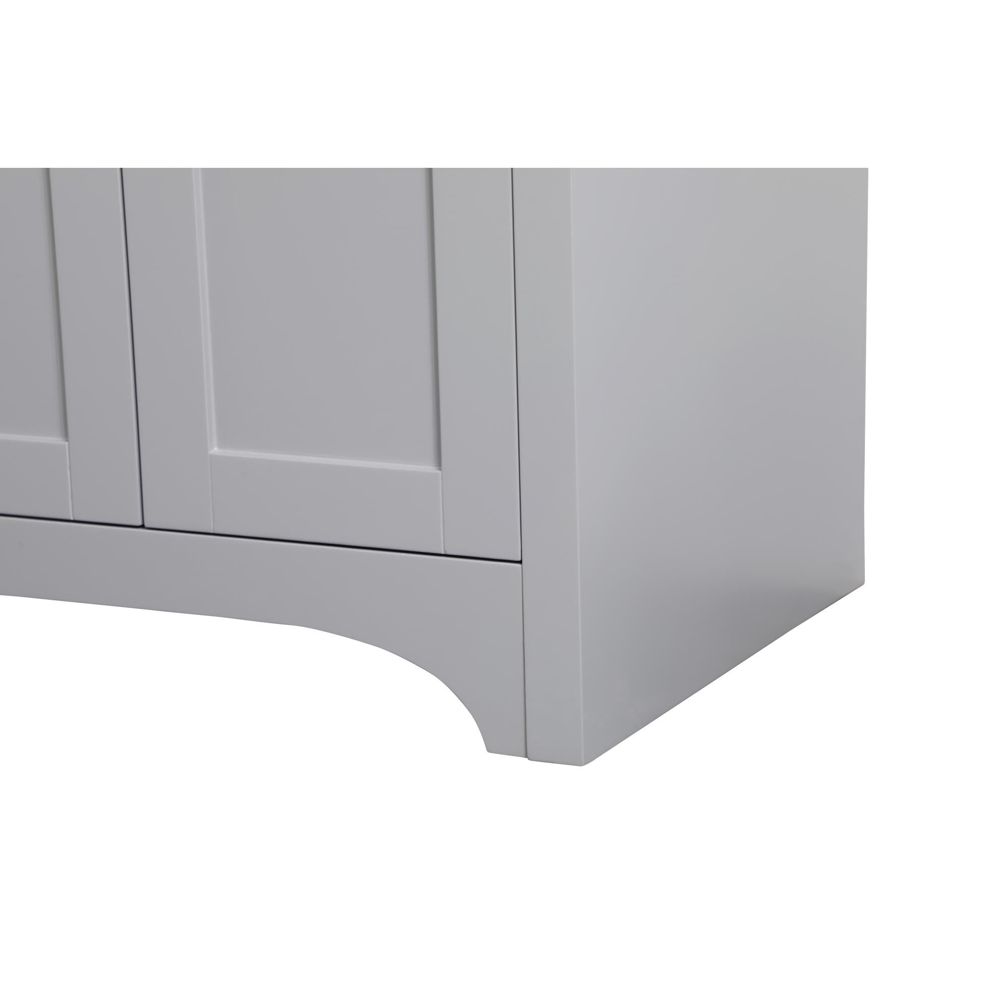 Shown in Grey finish